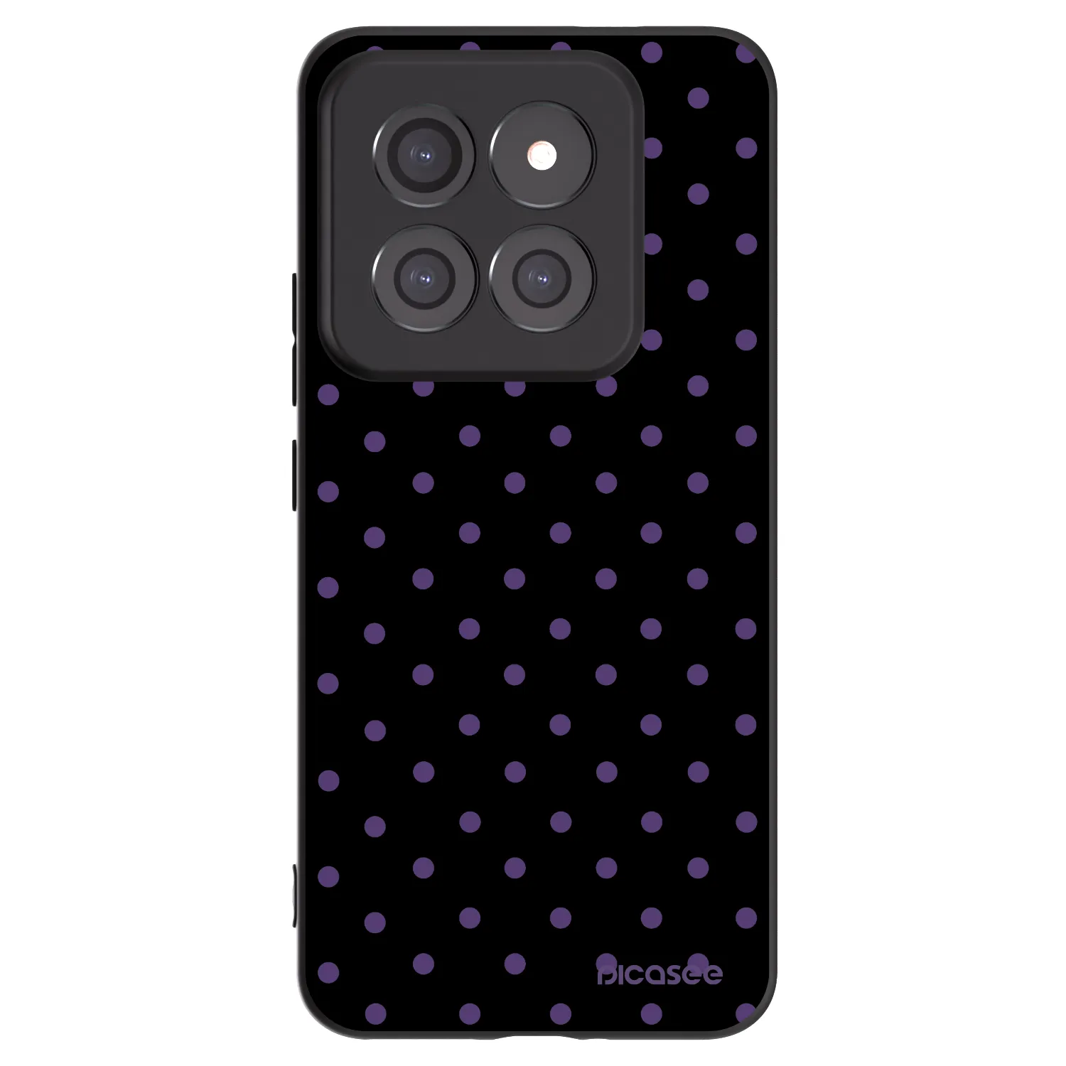 Picasee silikonowe czarne etui na Xiaomi 14 Pro - Flickers