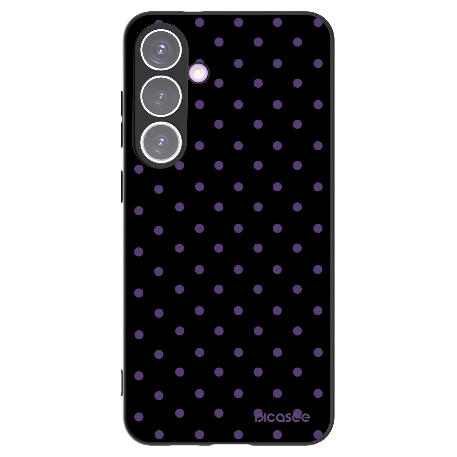 Picasee silikonowe czarne etui na Samsung Galaxy S24+ S926B 5G - Flickers
