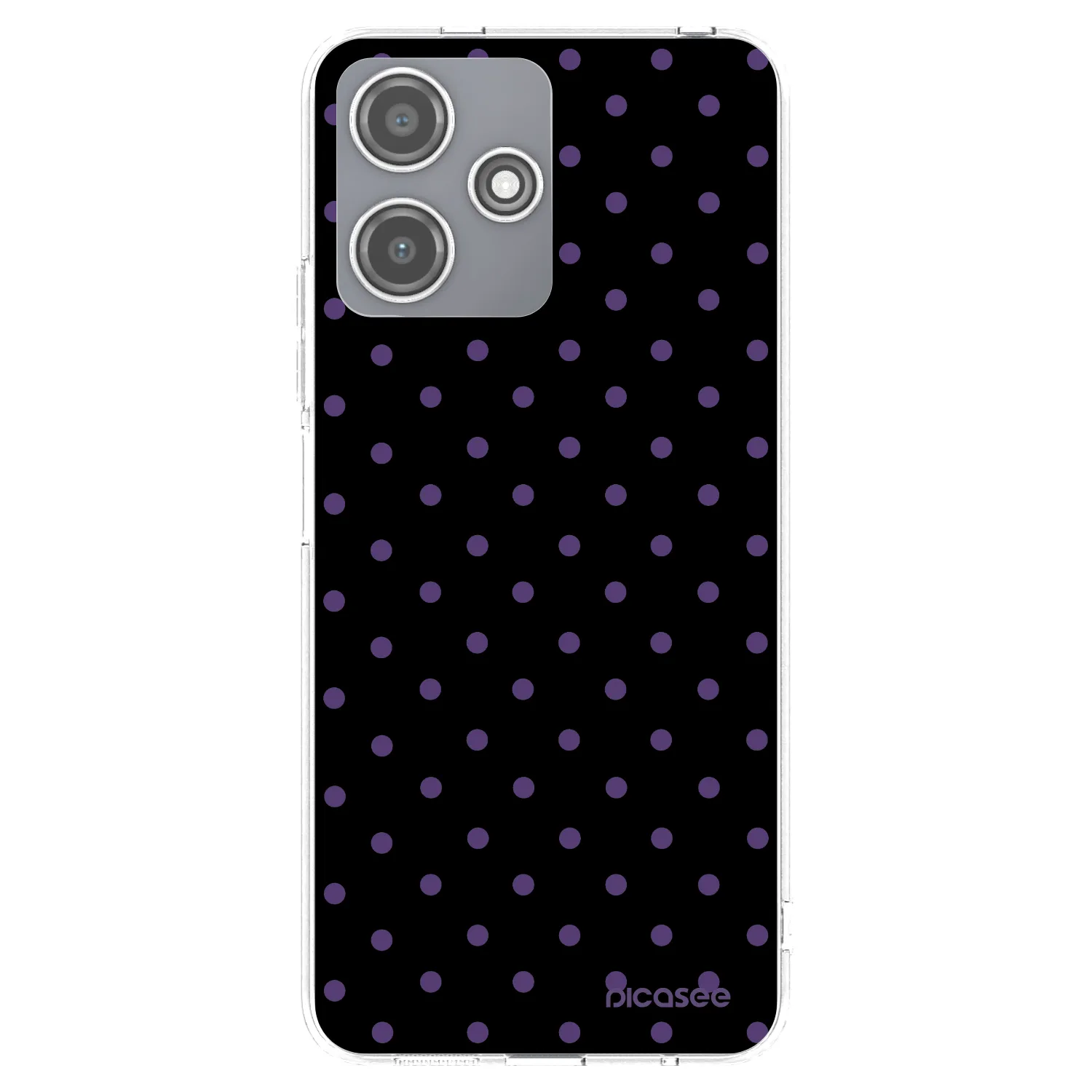 Picasee silikonowe przeźroczyste etui na Xiaomi Redmi 12 5G - Flickers