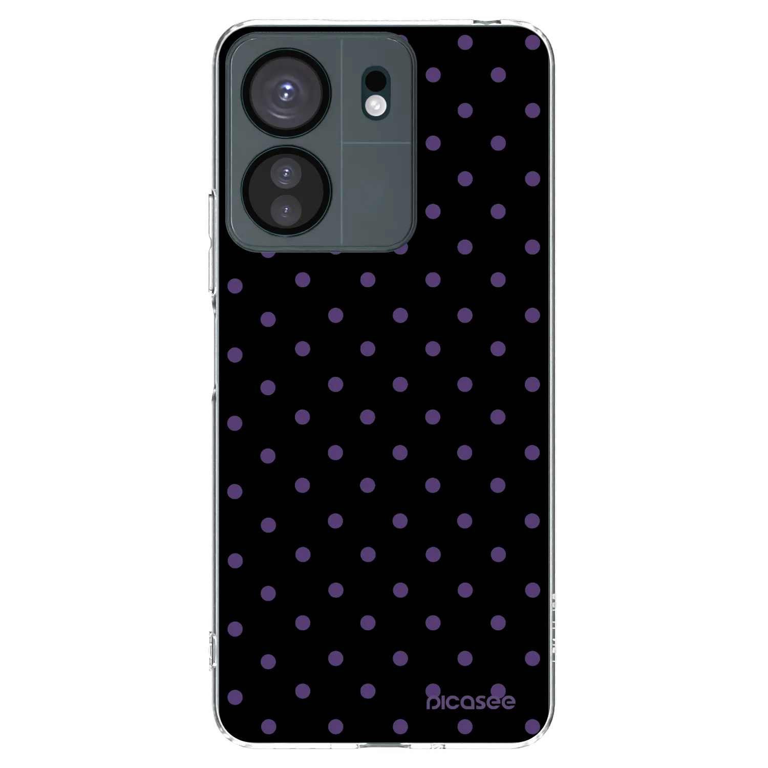Picasee silikonowe przeźroczyste etui na Xiaomi Redmi 13C 4G - Flickers
