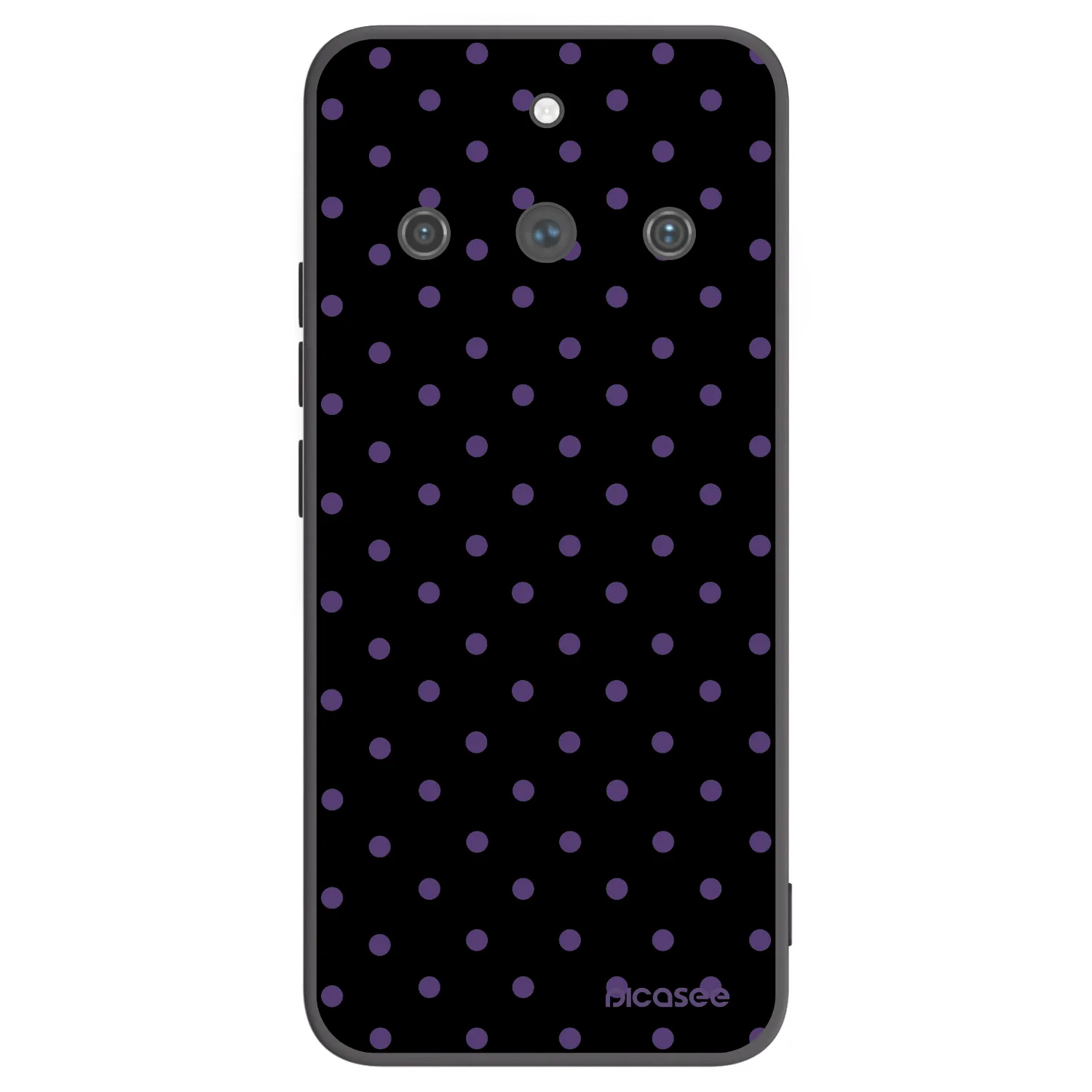 Picasee silikonowe czarne etui na Realme 11 Pro+ - Flickers