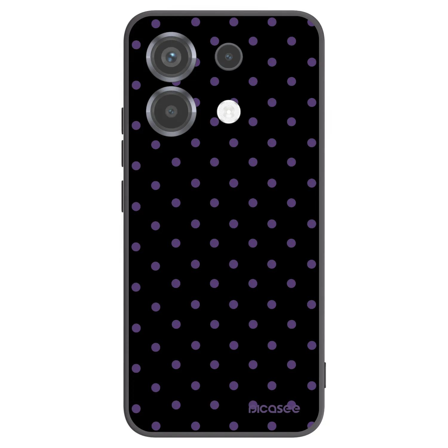 Picasee silikonowe czarne etui na Xiaomi Poco X6 - Flickers