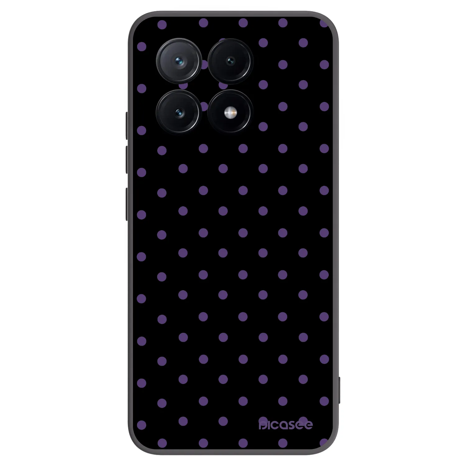 Picasee silikonowe czarne etui na Xiaomi Poco X6 Pro - Flickers