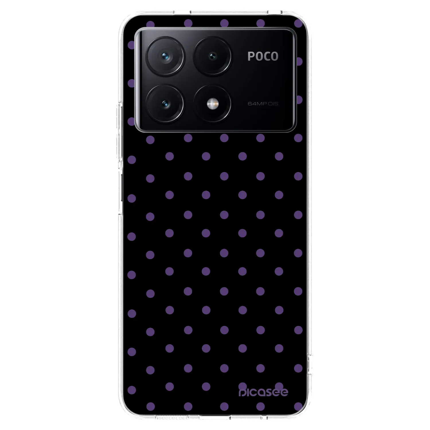 Picasee silikonowe przeźroczyste etui na Xiaomi Poco X6 Pro - Flickers