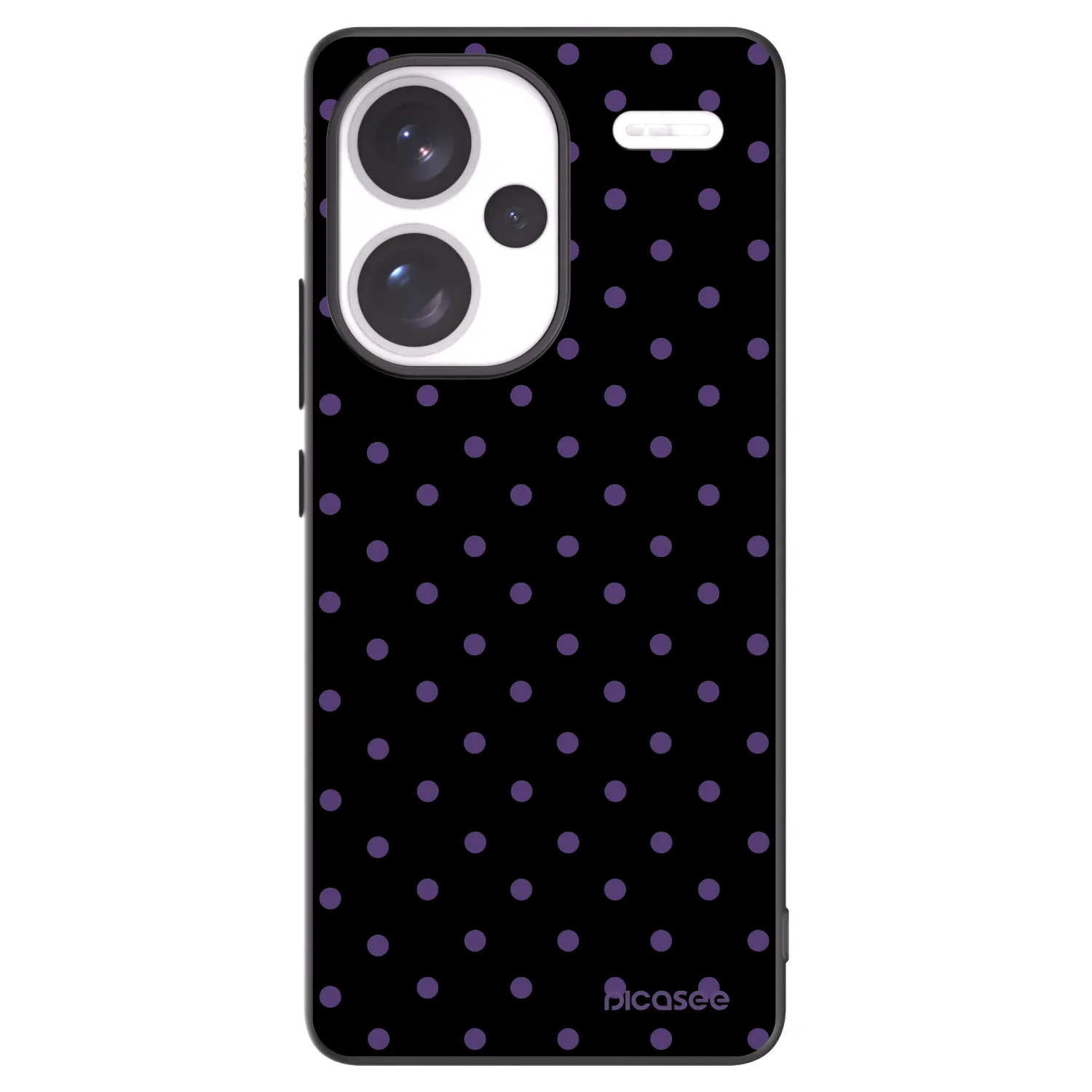Picasee silikonowe czarne etui na Xiaomi Redmi Note 13 Pro+ 5G - Flickers