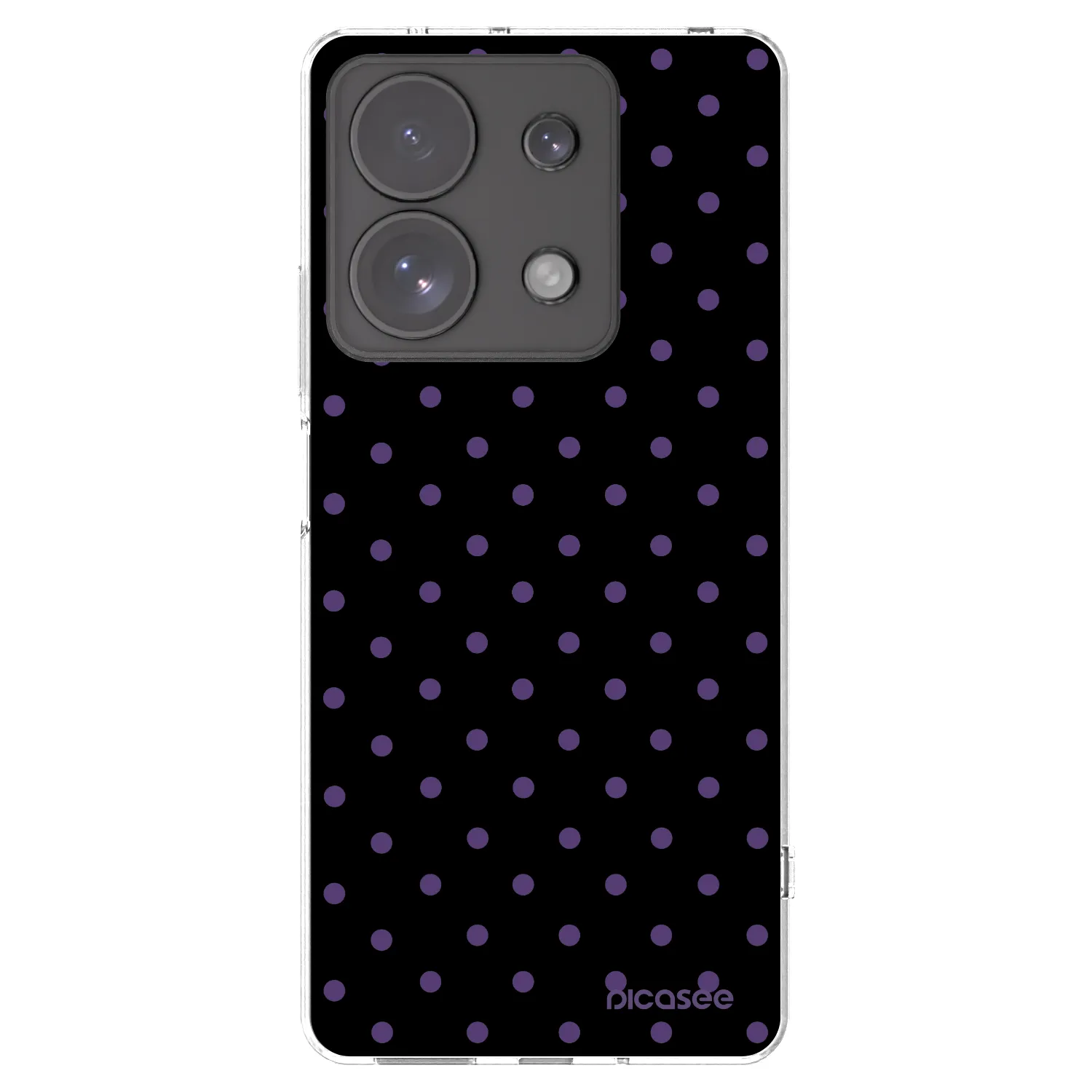 Picasee silikonowe przeźroczyste etui na Xiaomi Redmi Note 13 Pro 4G - Flickers