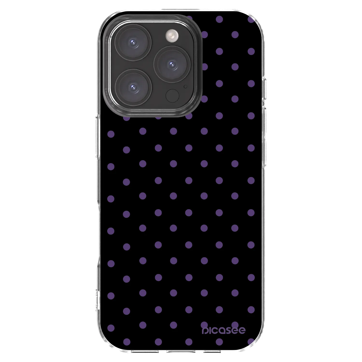 Picasee silikonowe przeźroczyste etui na Apple iPhone 16 Pro - Flickers