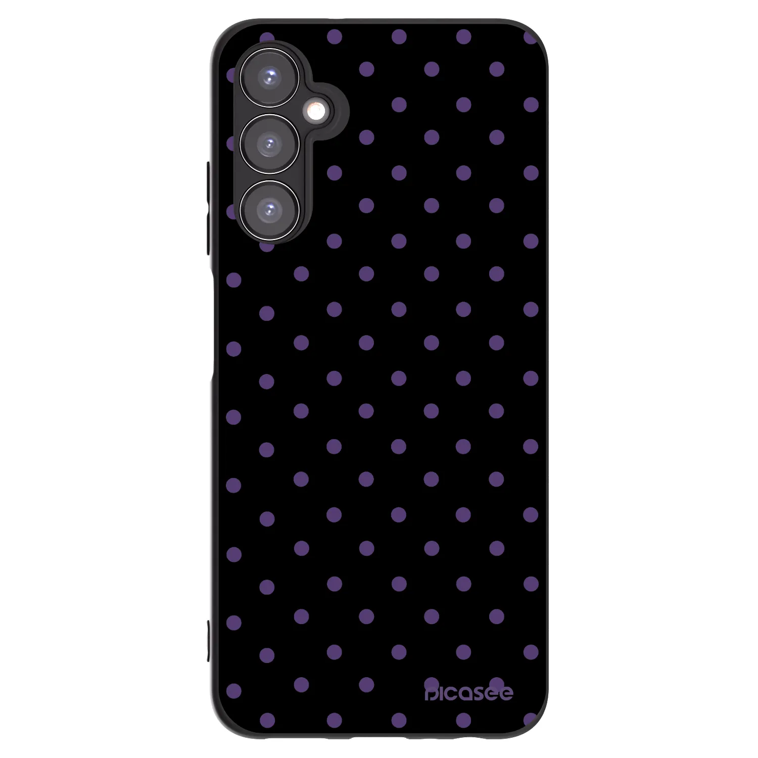 Picasee silikonowe czarne etui na Samsung Galaxy A05s A057G - Flickers