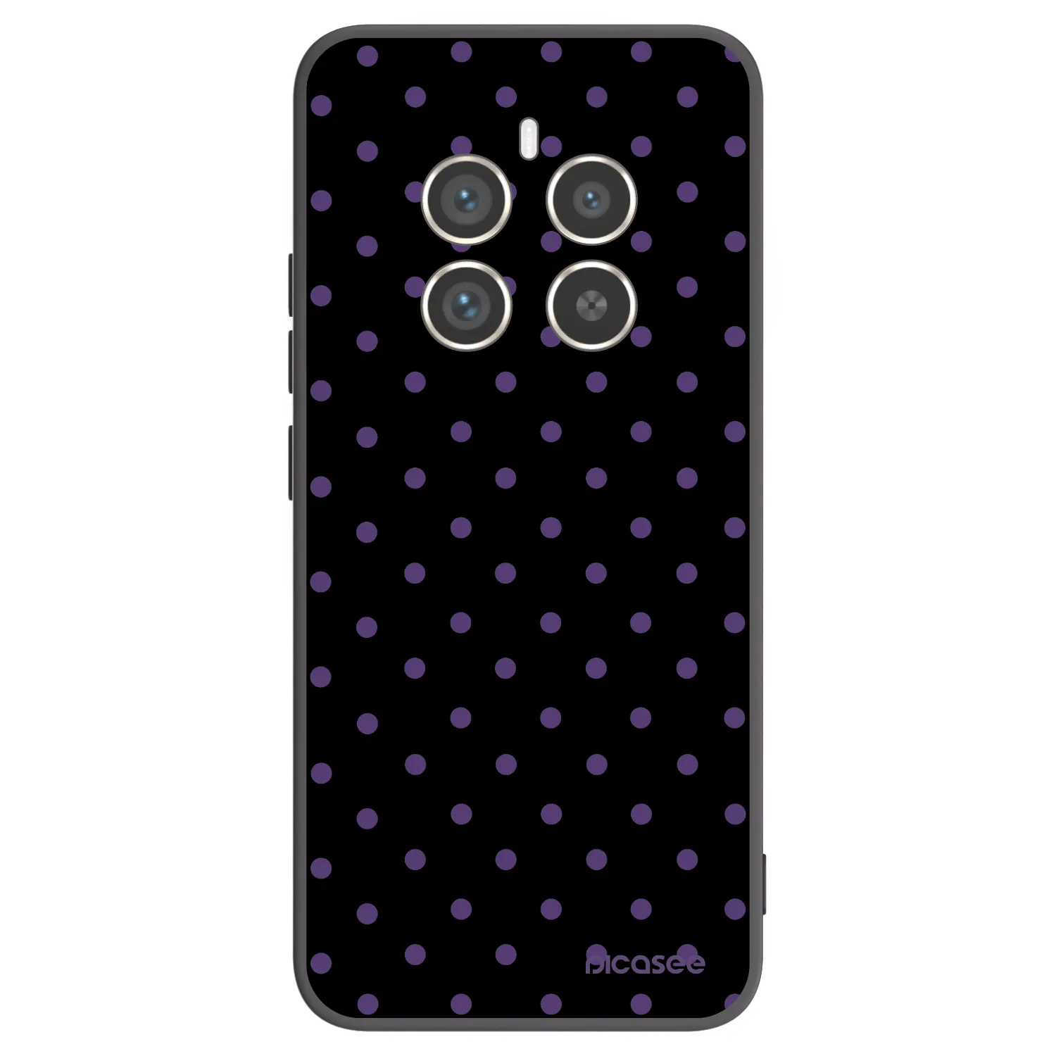 Picasee silikonowe czarne etui na Realme 12 Pro 5G - Flickers