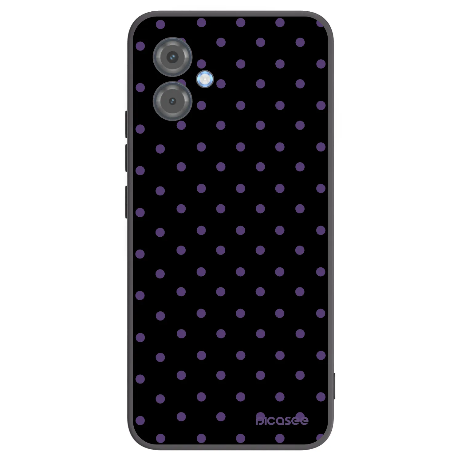 Picasee silikonowe czarne etui na Motorola Moto G14 - Flickers