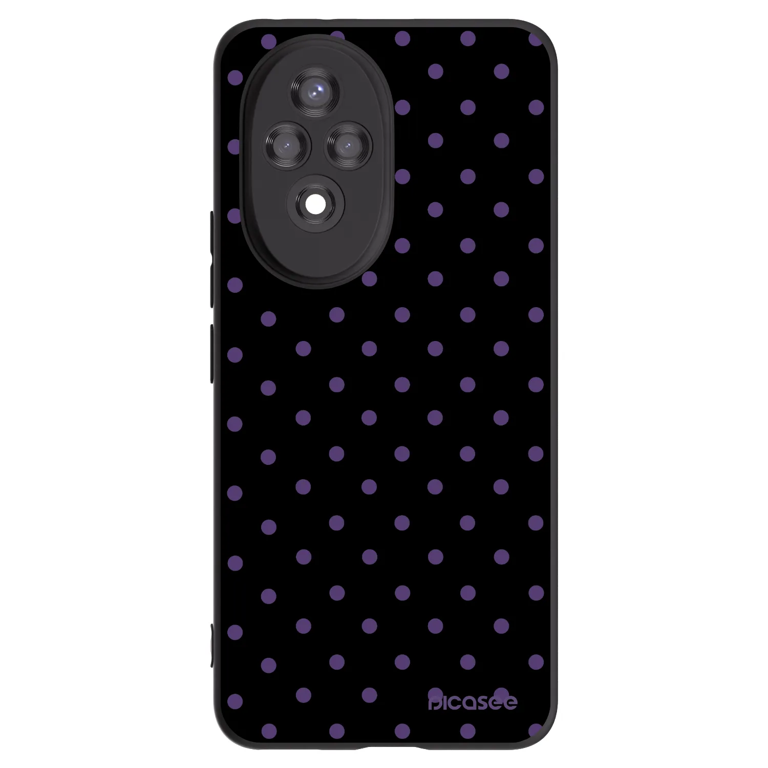 Picasee silikonowe czarne etui na Honor 200 5G - Flickers