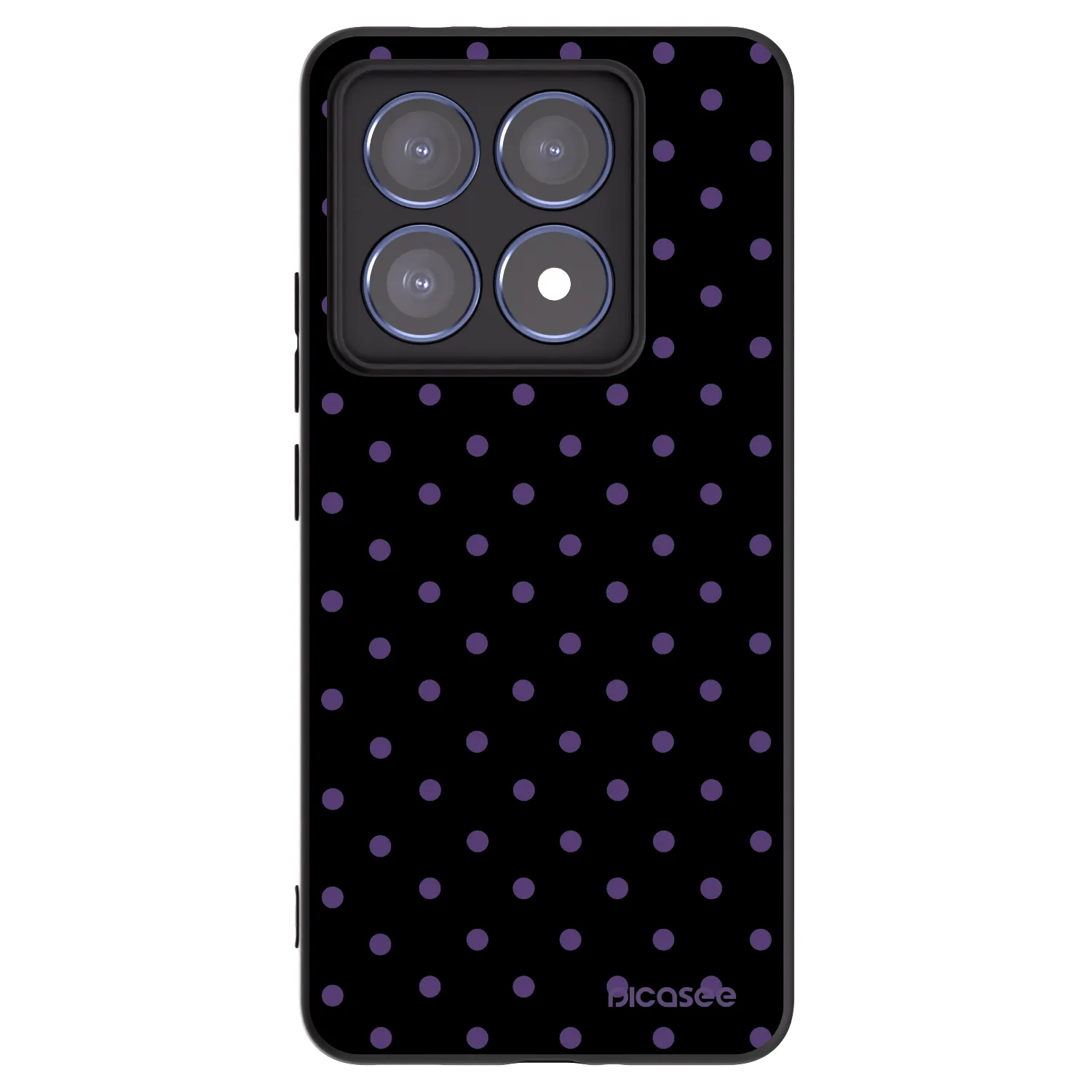 Picasee silikonowe czarne etui na Xiaomi 14T Pro - Flickers