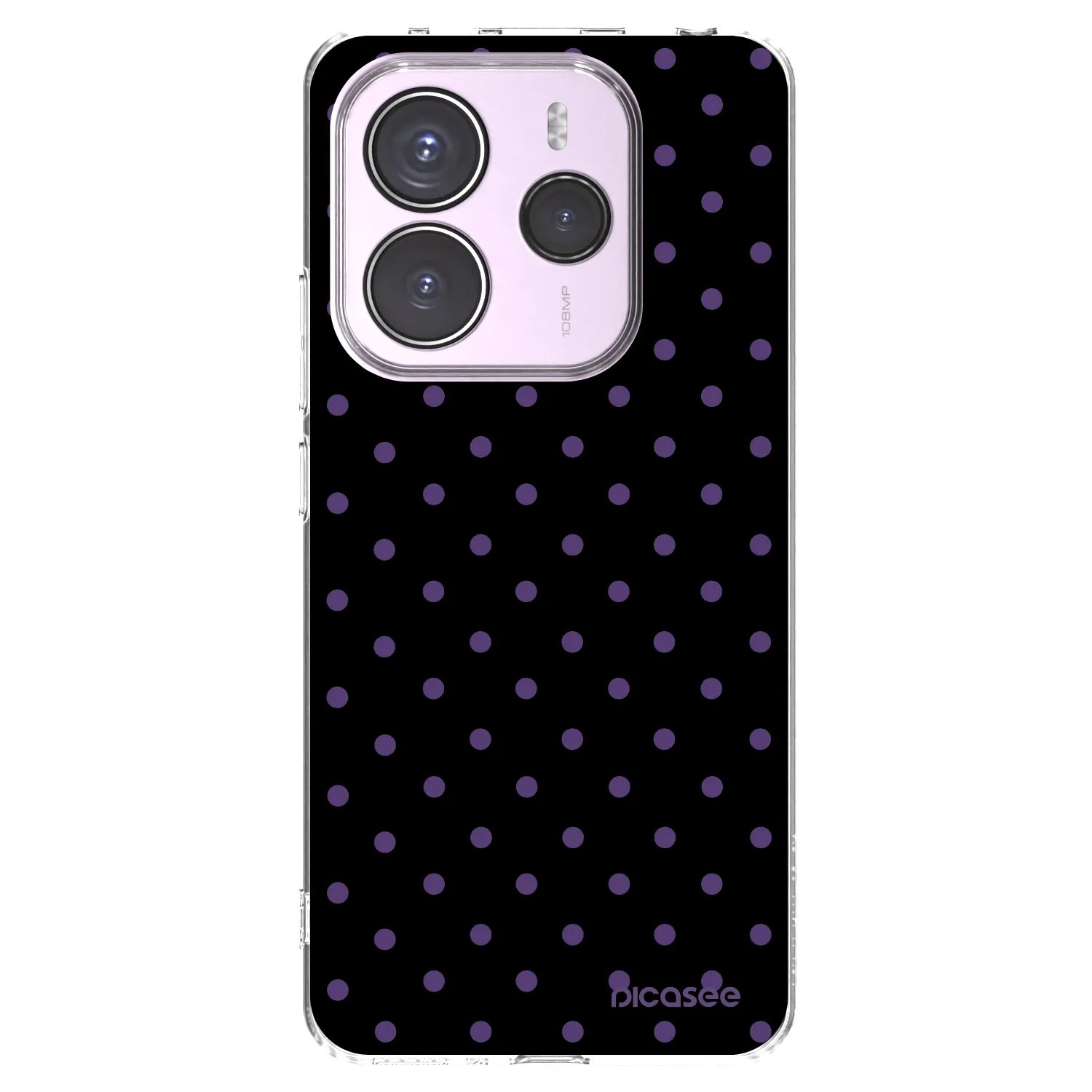 Picasee silikonowe przeźroczyste etui na Xiaomi Redmi Note 14 5G - Flickers
