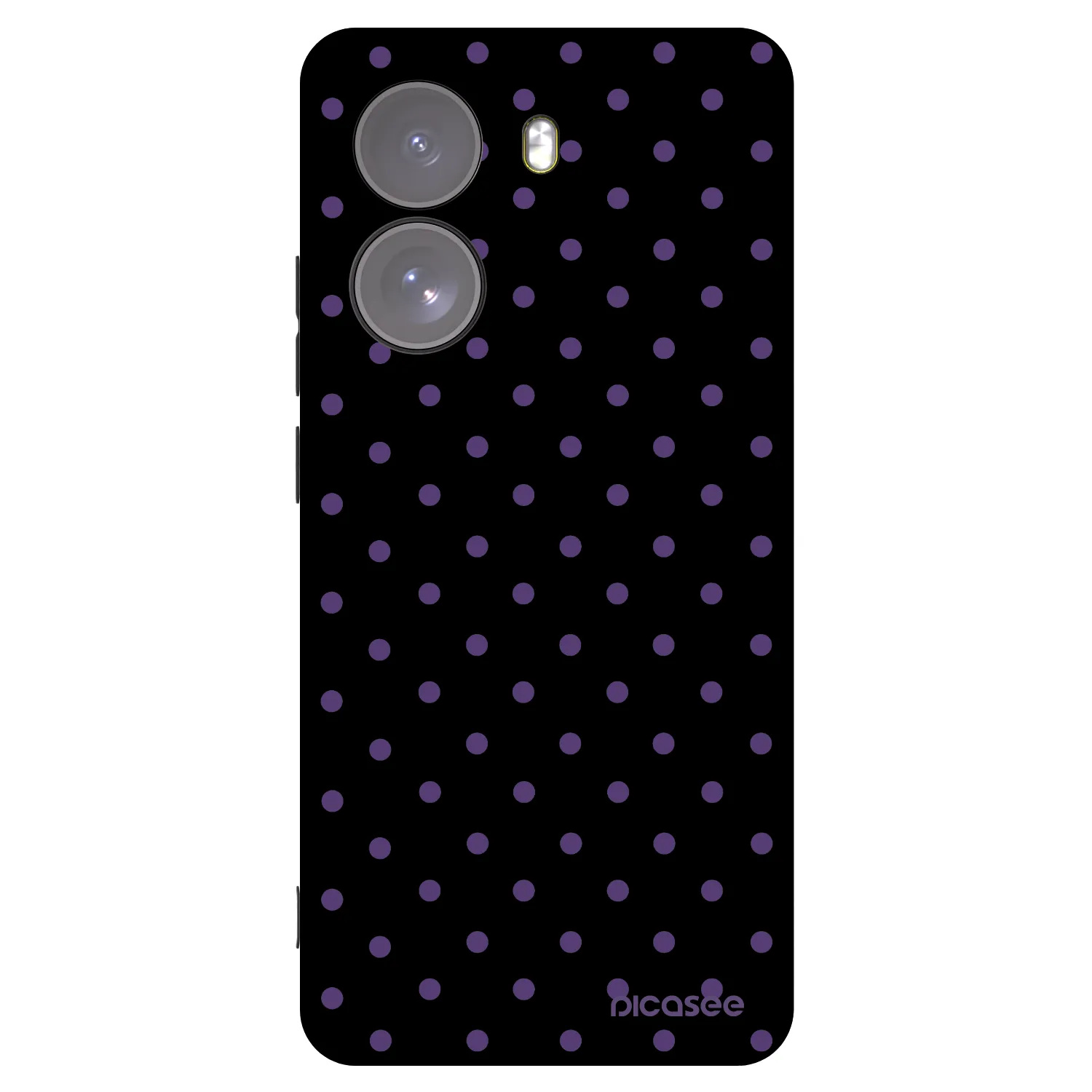 Picasee silikonowe czarne etui na Xiaomi Poco X7 - Flickers