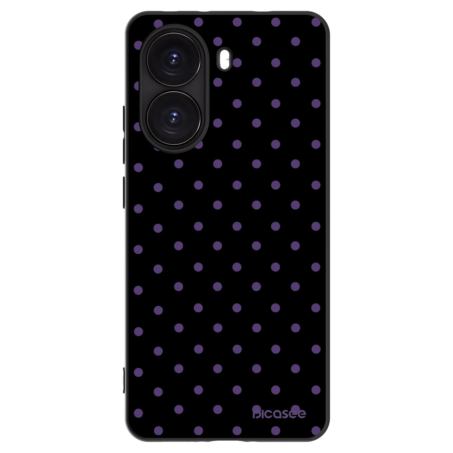 Picasee silikonowe czarne etui na Xiaomi Poco X7 Pro 5G - Flickers