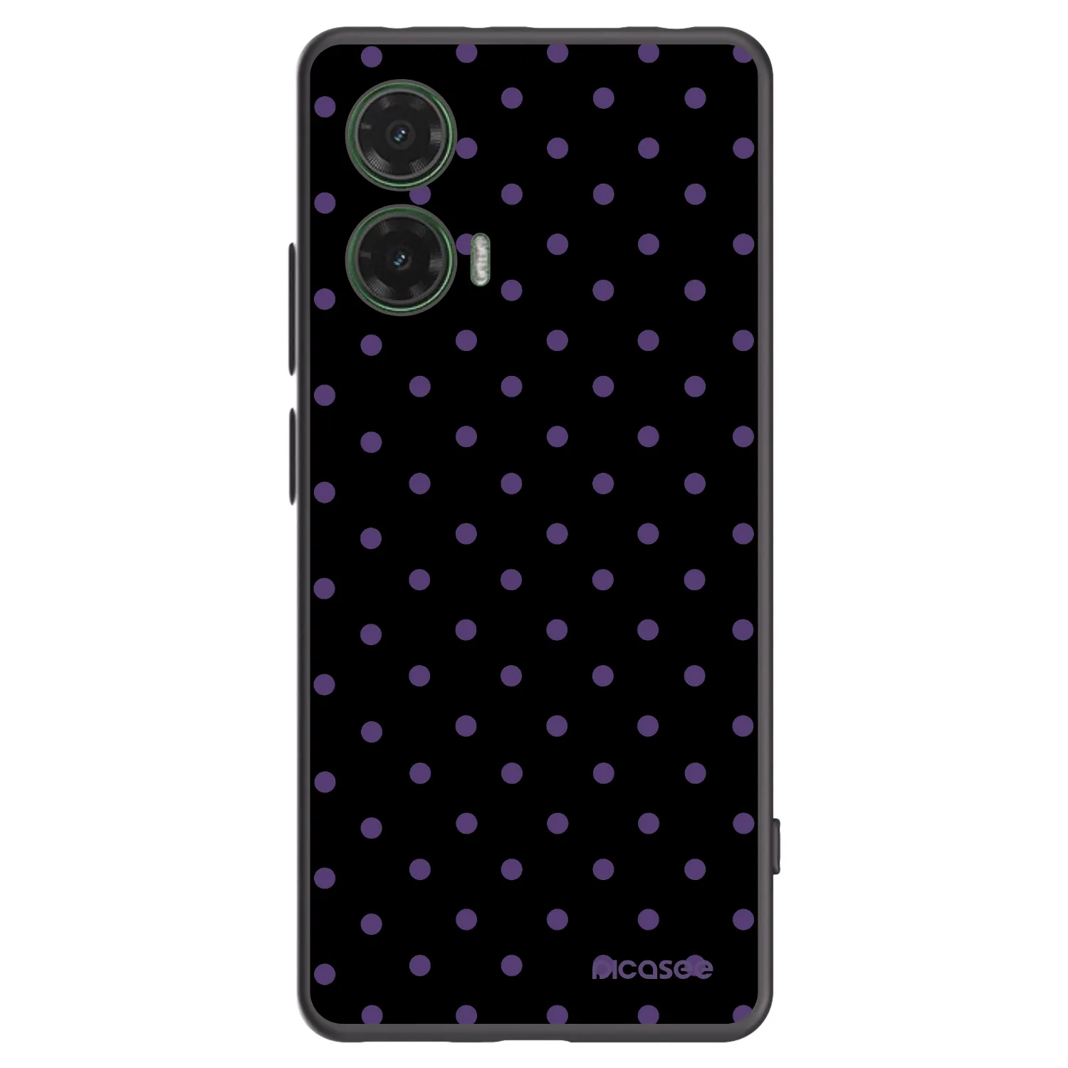 Picasee silikonowe czarne etui na Motorola Moto G35 5G - Flickers