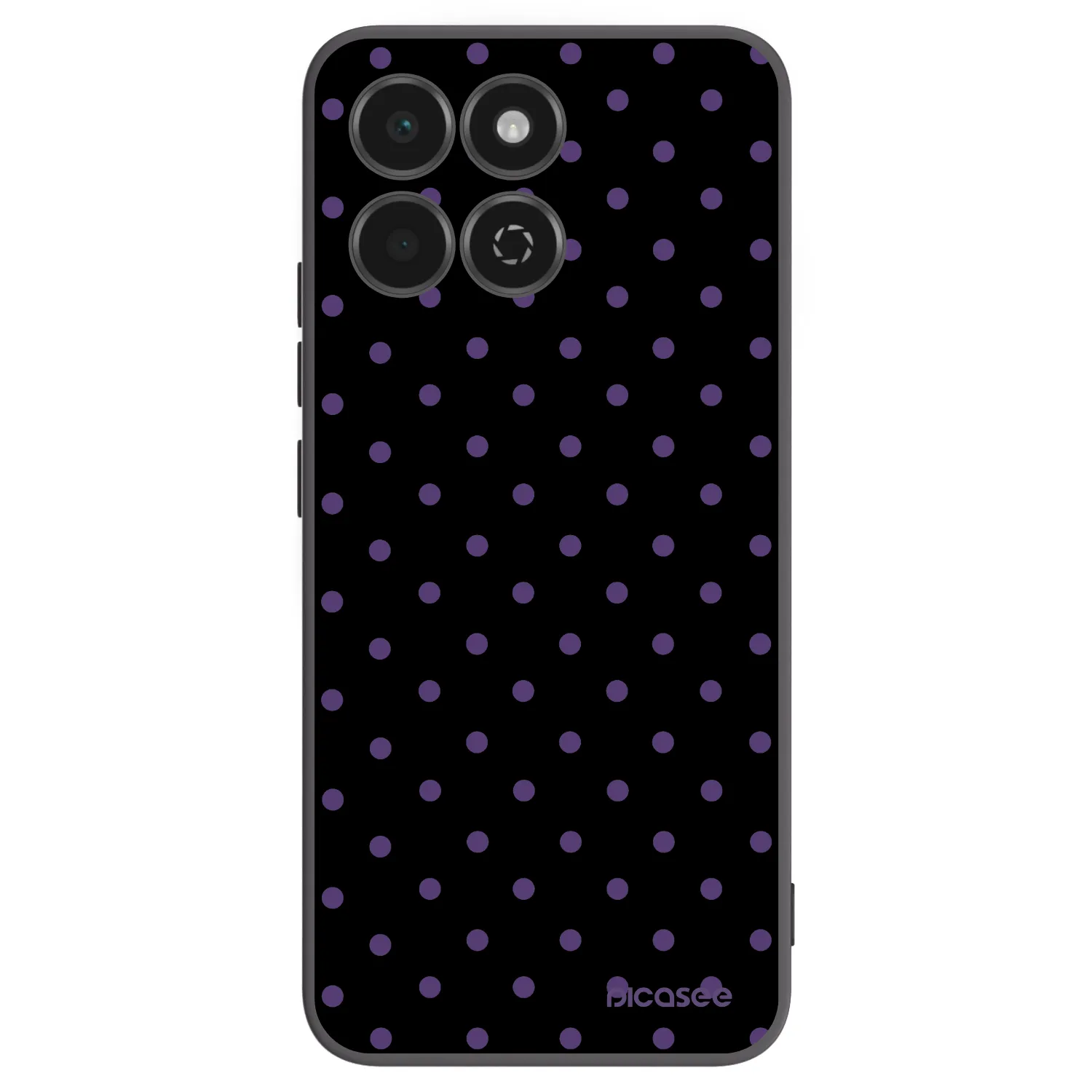 Picasee silikonowe czarne etui na Honor 200 Smart 5G - Flickers