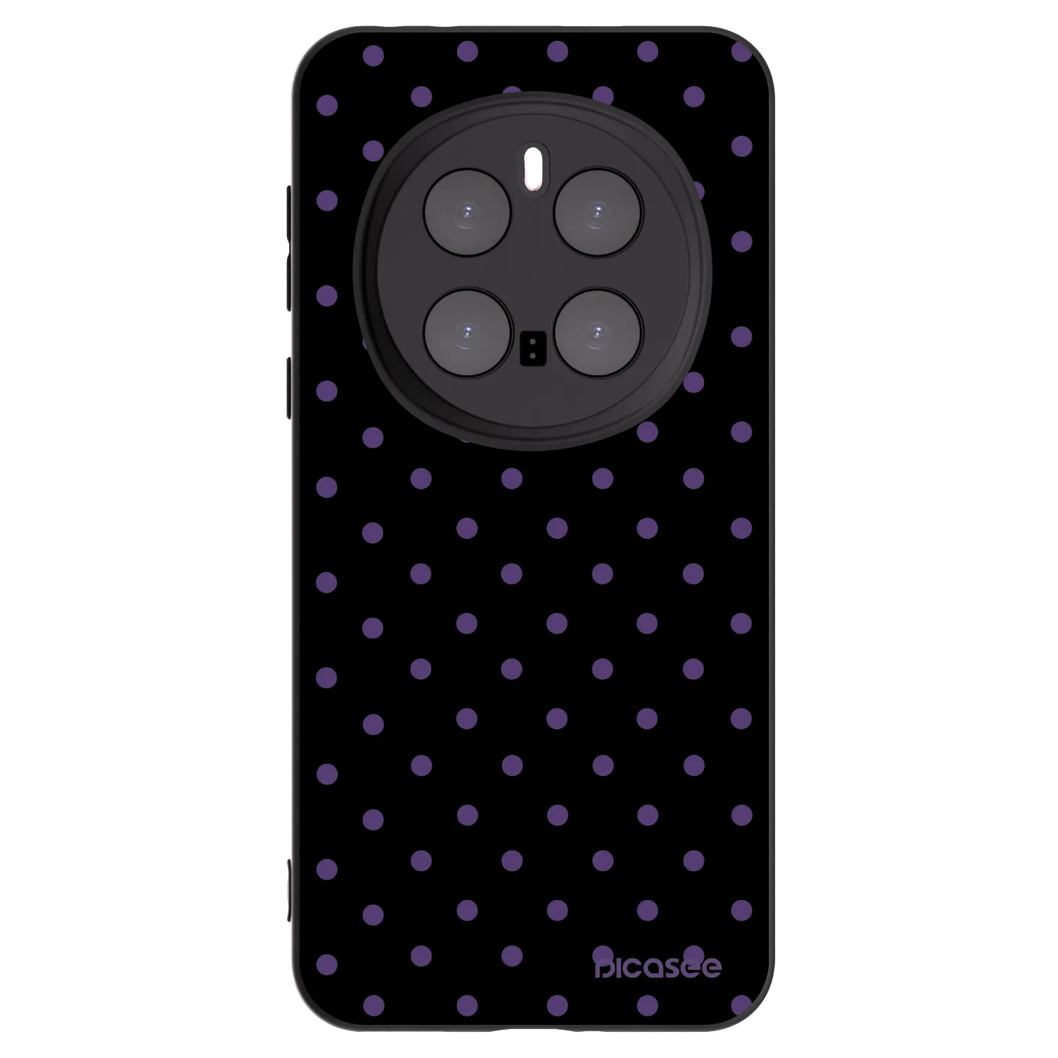 Picasee silikonowe czarne etui na Honor Magic7 Pro 5G - Flickers