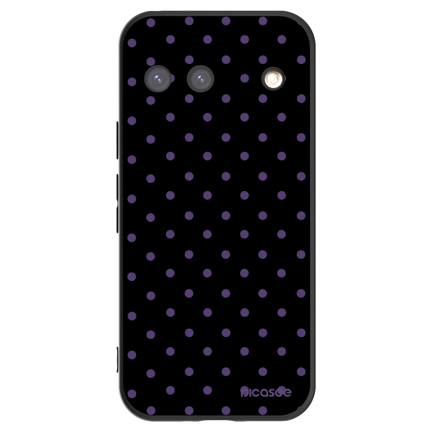 Picasee silikonowe czarne etui na Google Pixel 9 - Flickers