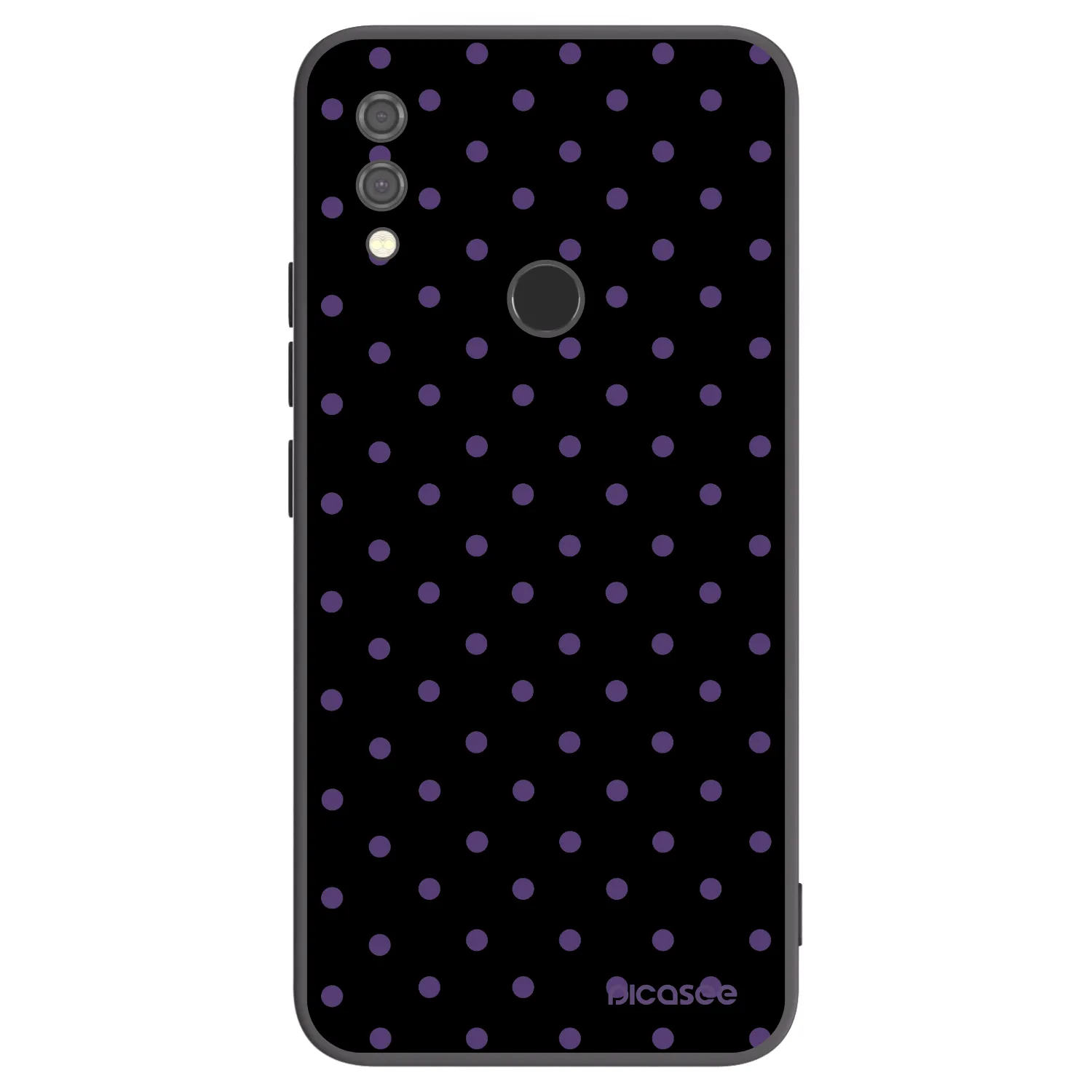 Picasee silikonowe czarne etui na Xiaomi Redmi Note 7 - Flickers
