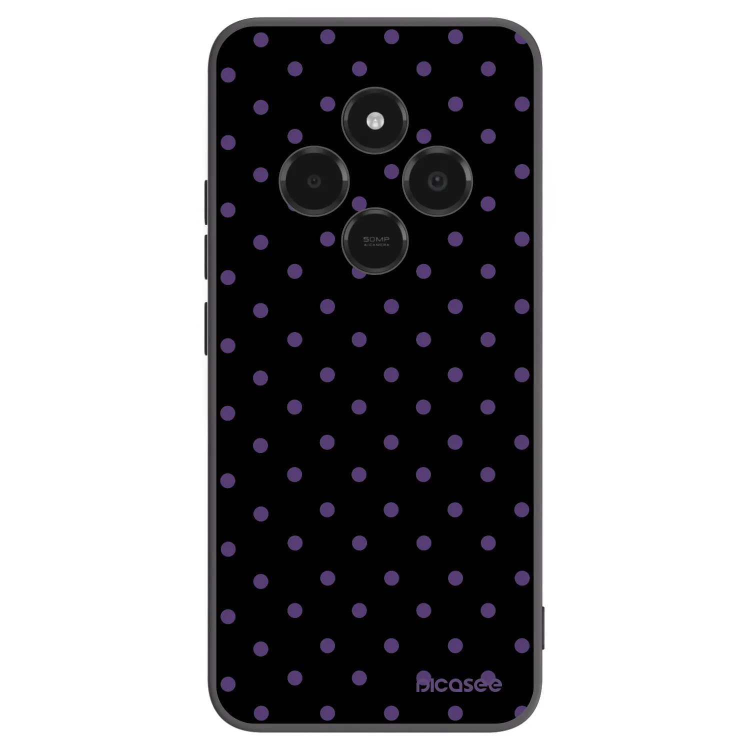 Picasee silikonowe czarne etui na Xiaomi Poco C75 - Flickers