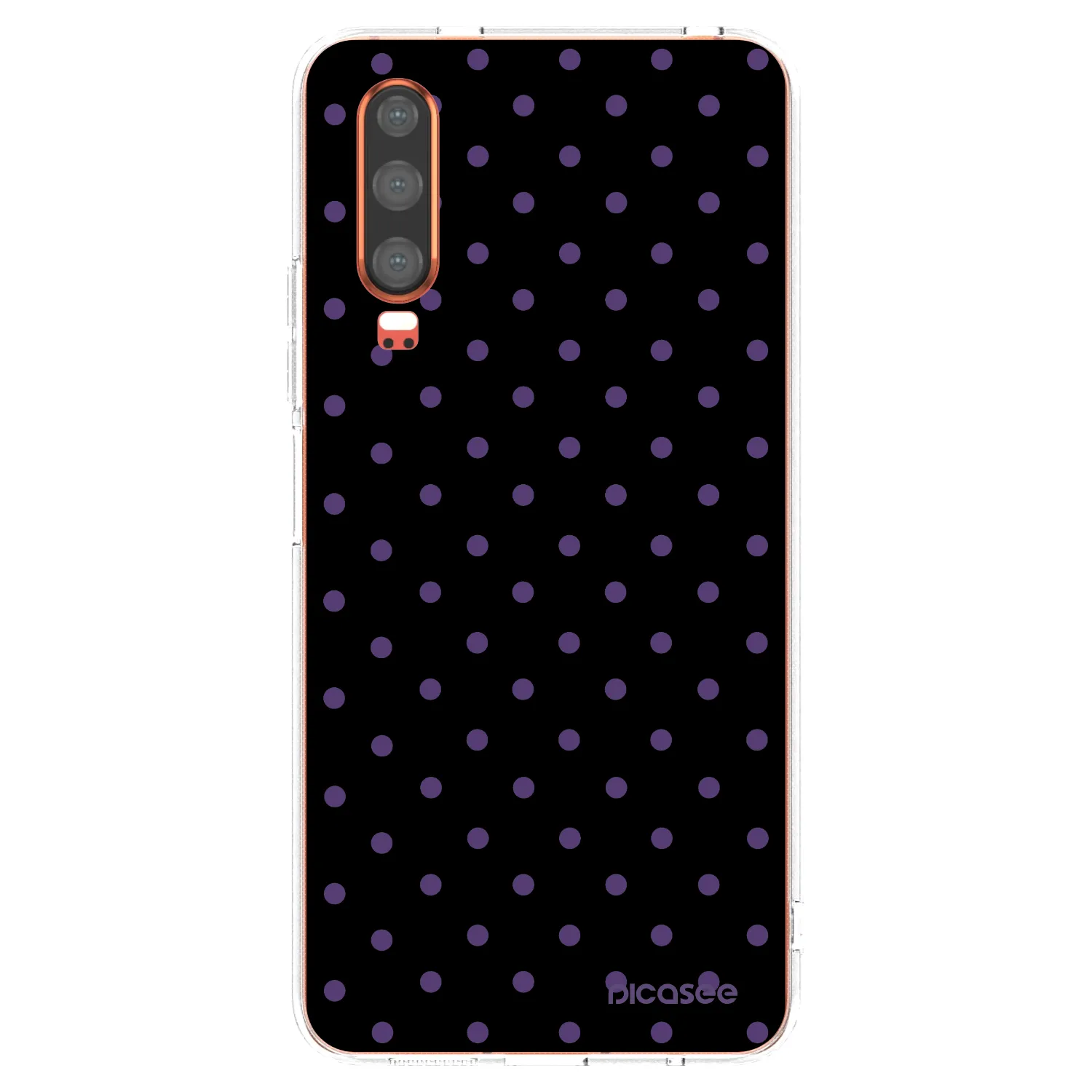Picasee silikonowe przeźroczyste etui na Huawei P30 - Flickers