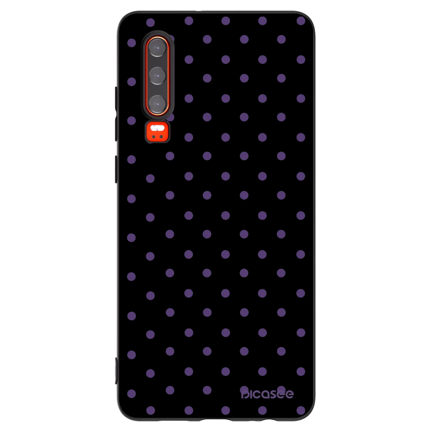 Picasee silikonowe czarne etui na Huawei P30 - Flickers