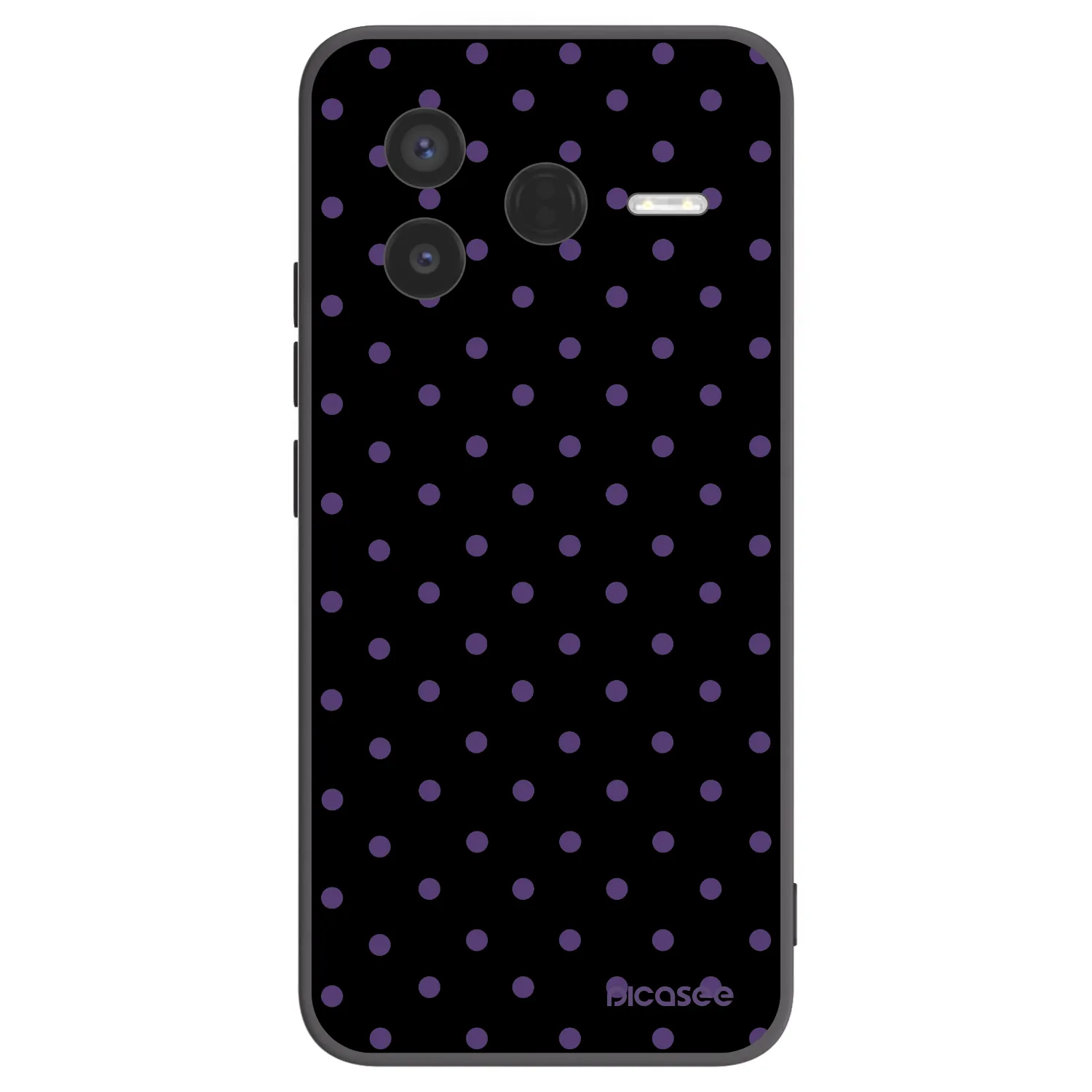 Picasee silikonowe czarne etui na Xiaomi Poco F7 Pro 5G - Flickers
