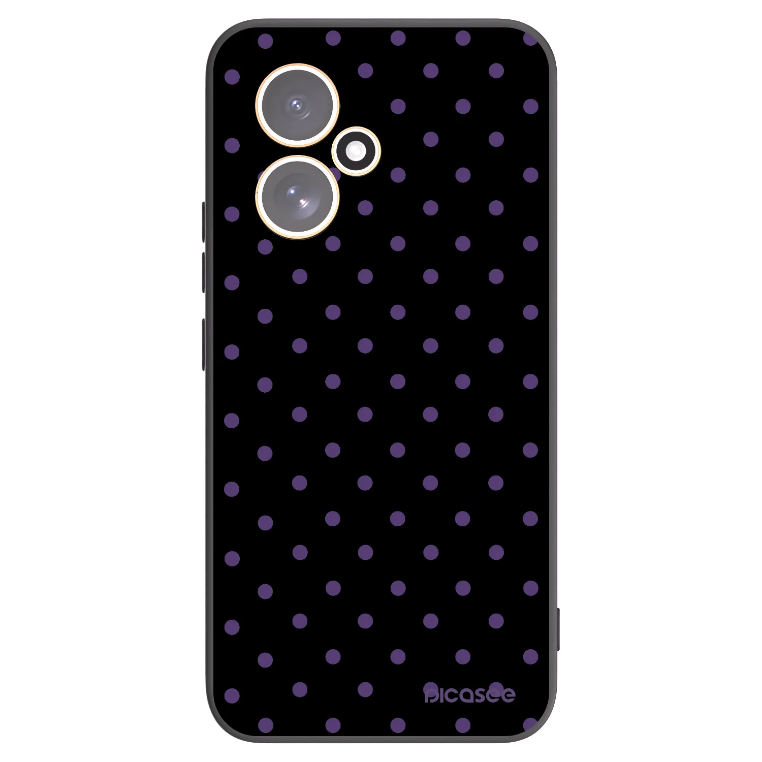 Picasee silikonowe czarne etui na Honor 400 5G - Flickers