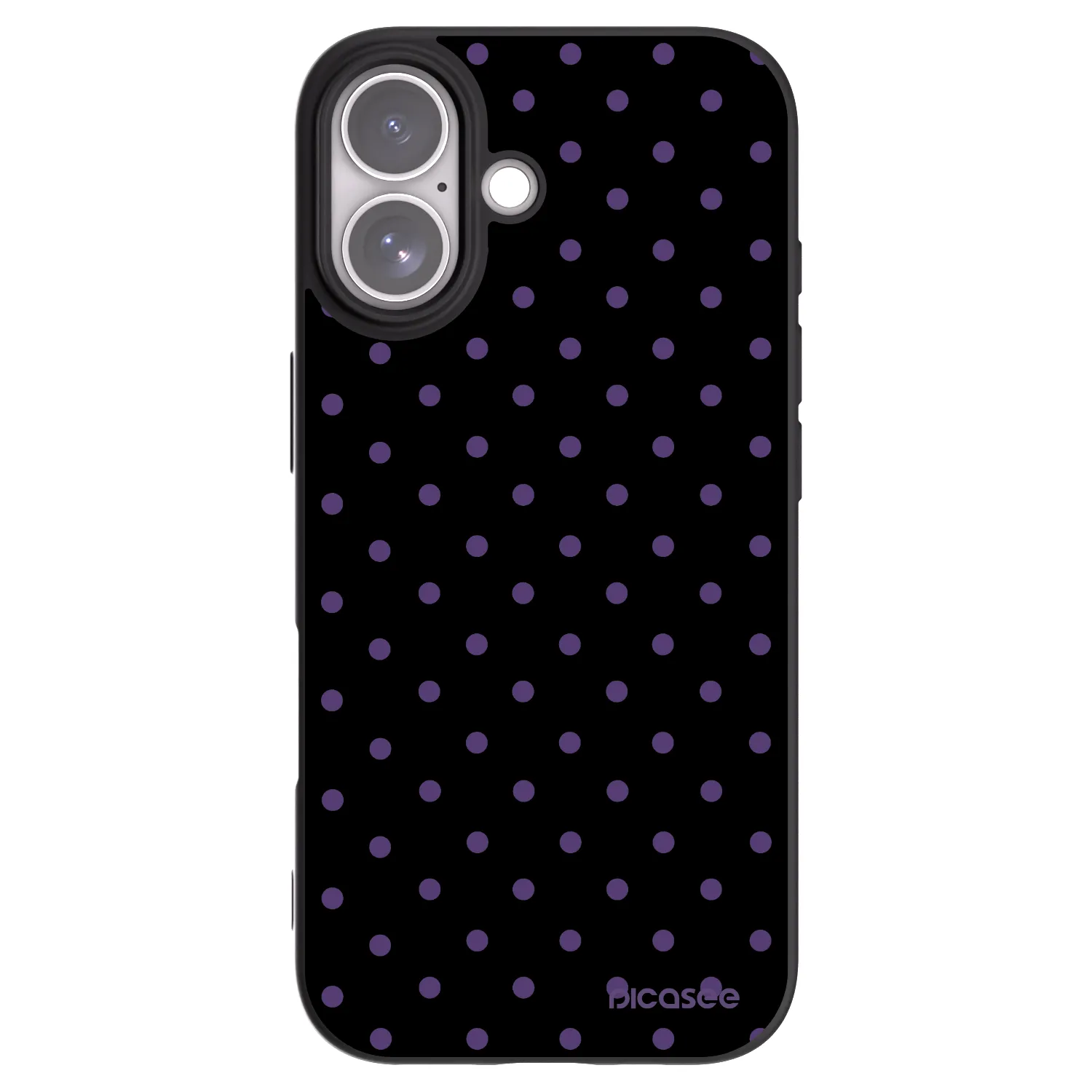Picasee silikonowe czarne etui na Apple iPhone 17 - Flickers