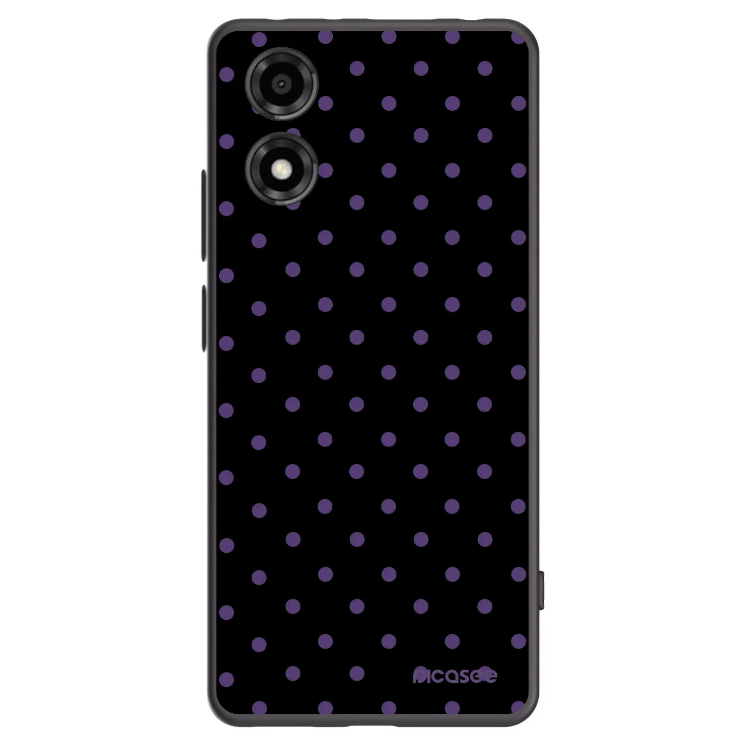 Picasee silikonowe czarne etui na Motorola Moto E14 - Flickers