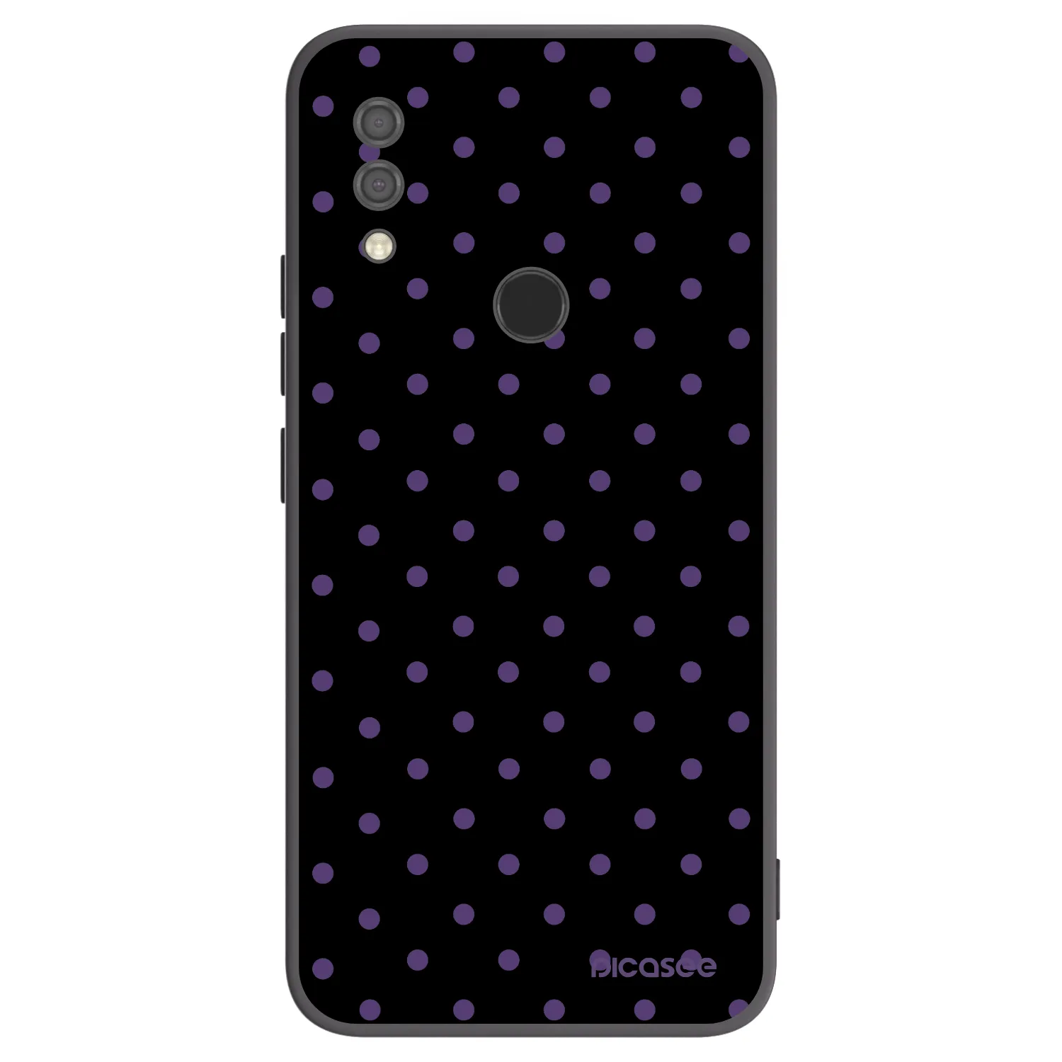 Picasee silikonowe czarne etui na Xiaomi Redmi 7 - Flickers