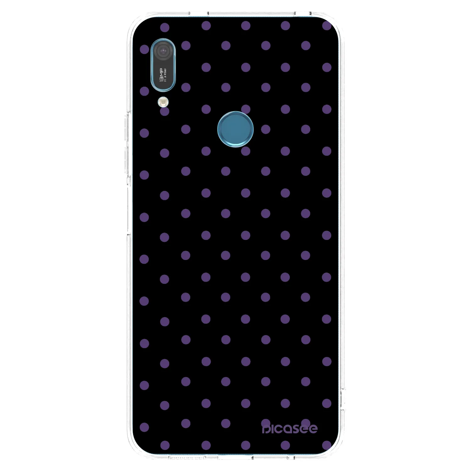 Picasee silikonowe przeźroczyste etui na Huawei Y6 2019 - Flickers