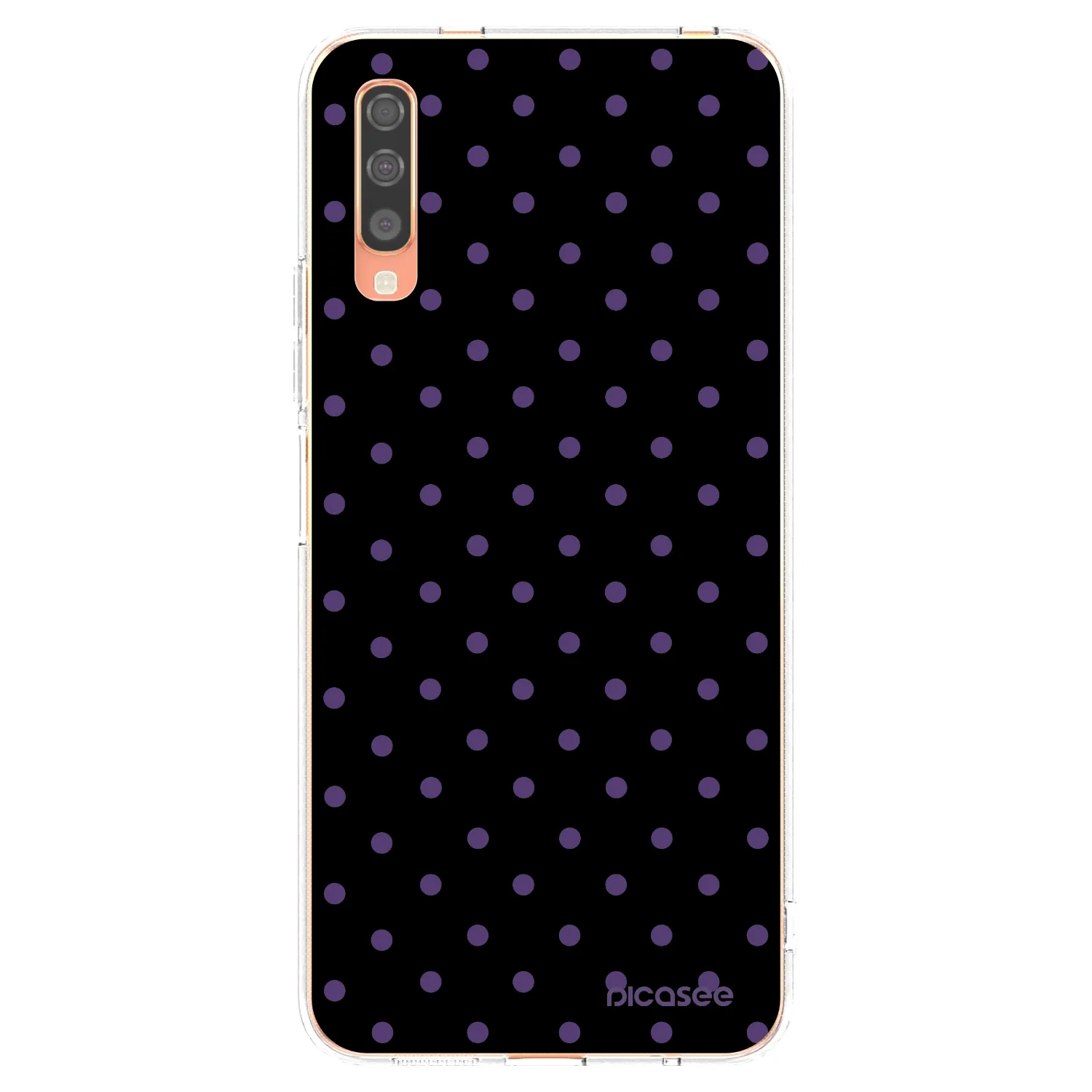 Picasee silikonowe przeźroczyste etui na Samsung Galaxy A70 A705F - Flickers