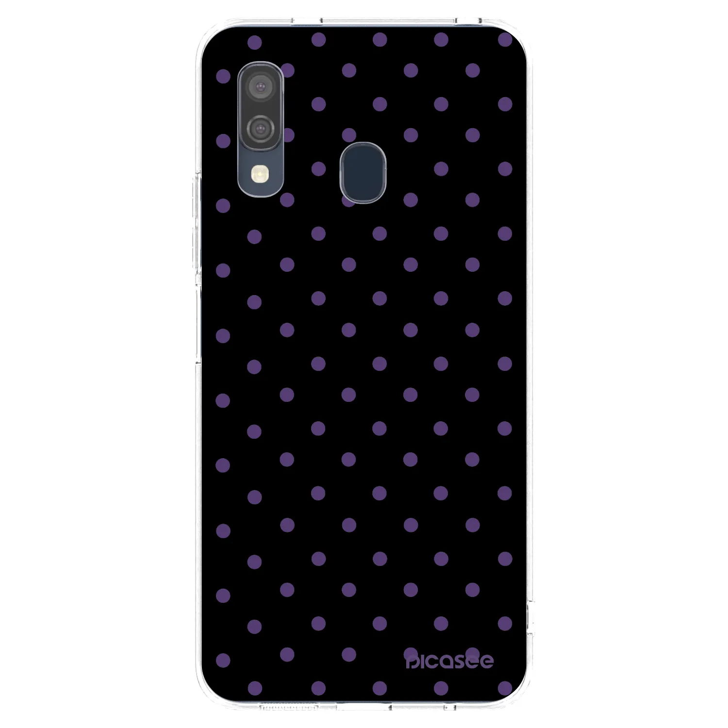 Picasee silikonowe przeźroczyste etui na Samsung Galaxy A40 A405F - Flickers