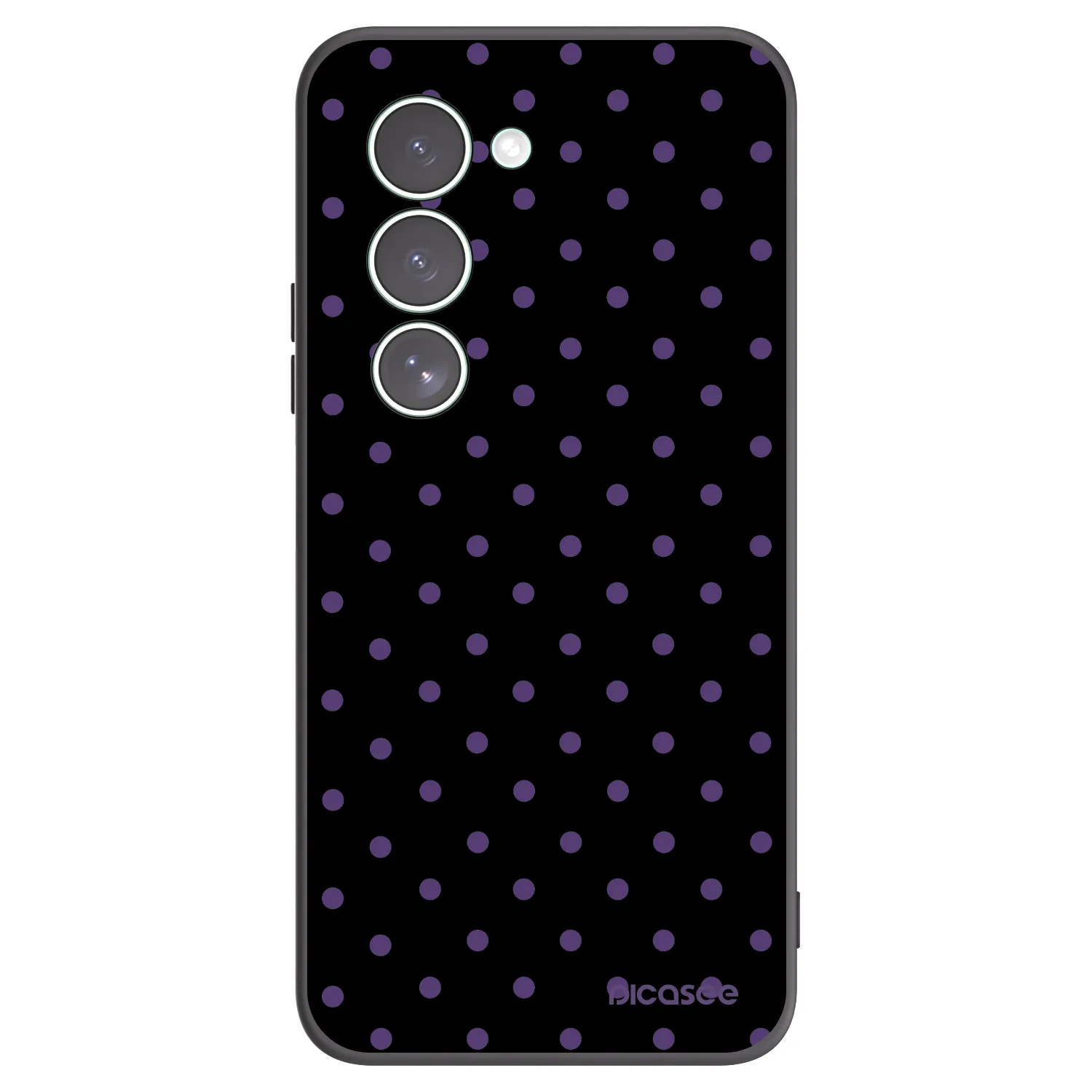Picasee silikonowe czarne etui na Xiaomi Redmi 15 5G - Flickers