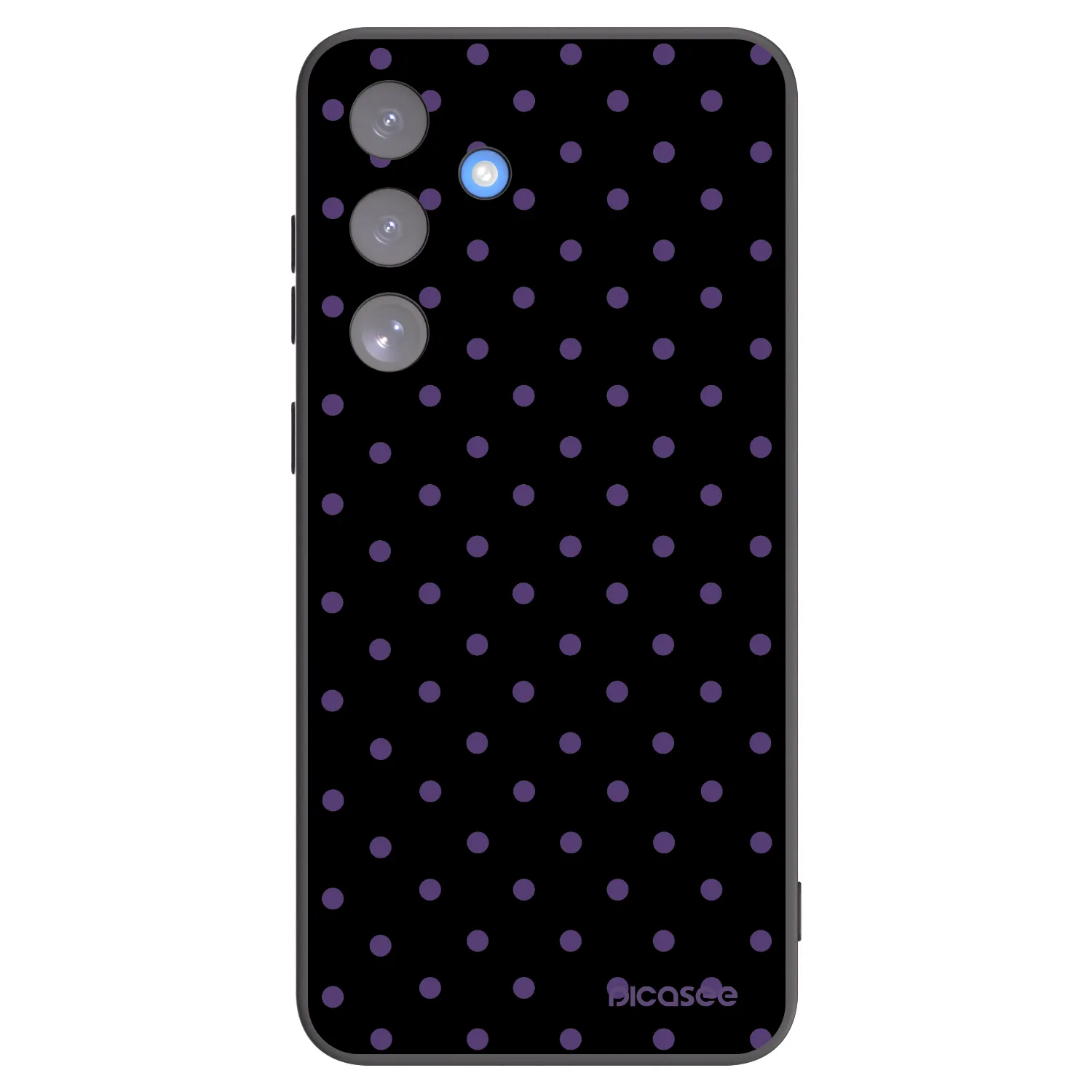 Picasee silikonowe czarne etui na Samsung Galaxy S25 FE 5G - Flickers