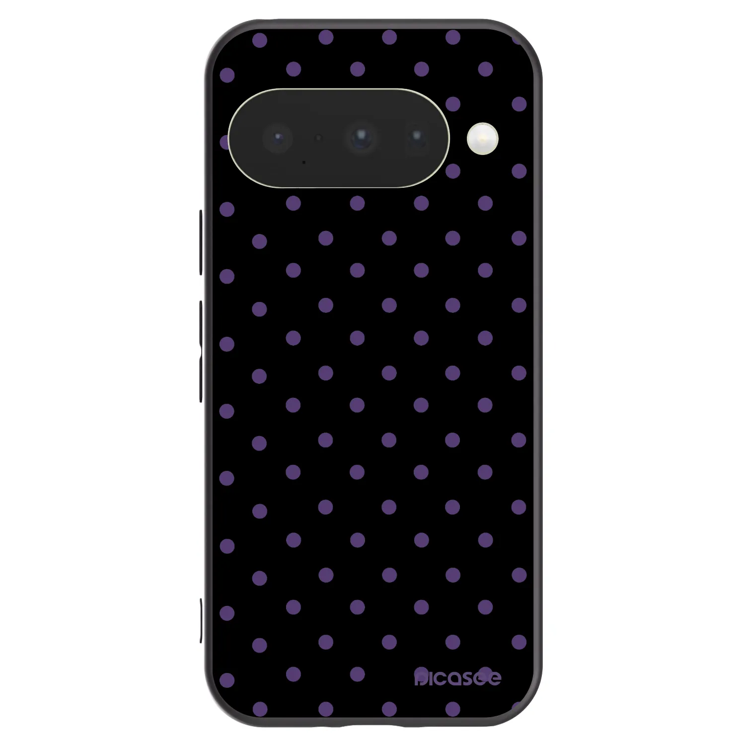 Picasee silikonowe czarne etui na Google Pixel 10 - Flickers