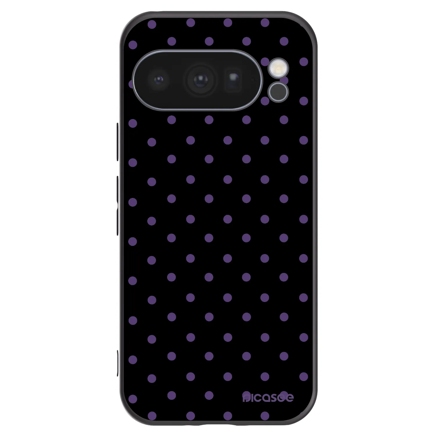 Picasee silikonowe czarne etui na Google Pixel 10 Pro - Flickers