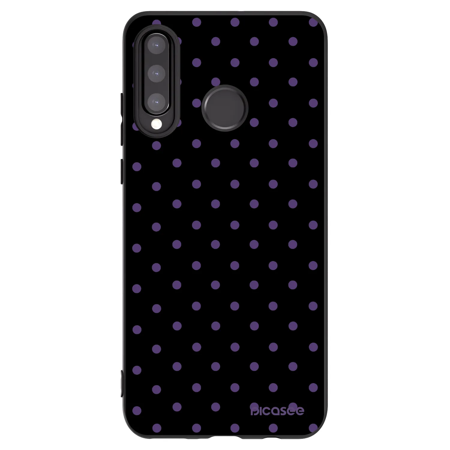 Picasee silikonowe czarne etui na Huawei P30 Lite - Flickers