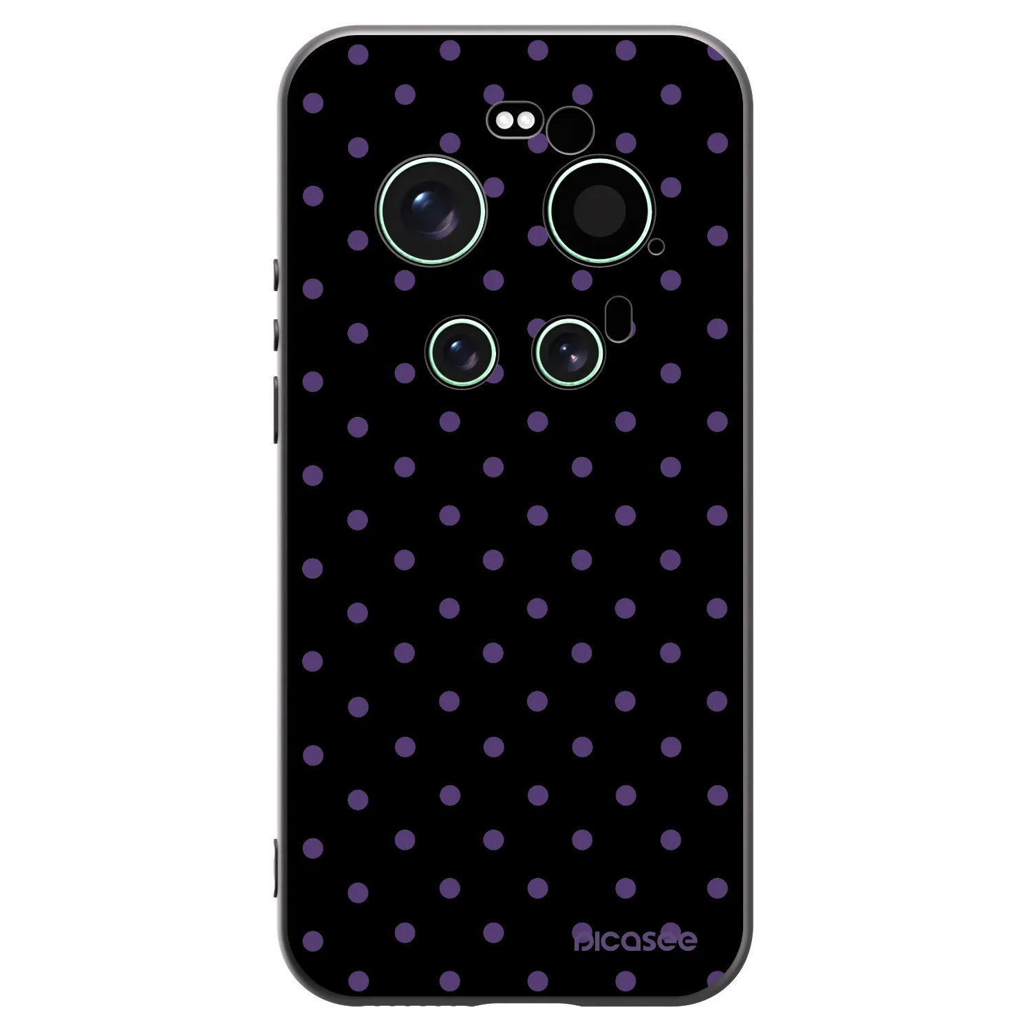 Picasee silikonowe czarne etui na Xiaomi 17 Ultra - Flickers
