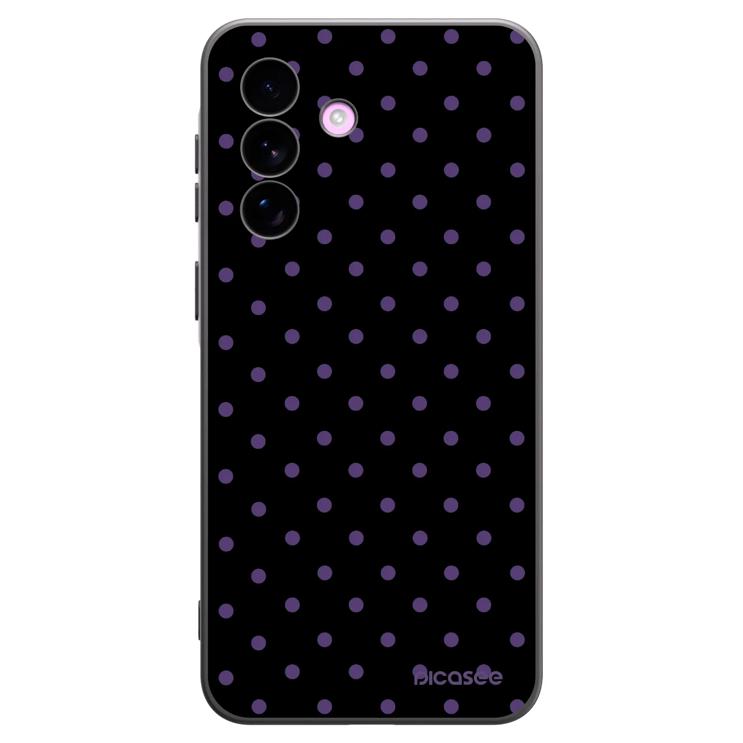 Picasee silikonowe czarne etui na Samsung Galaxy A57 5G - Flickers