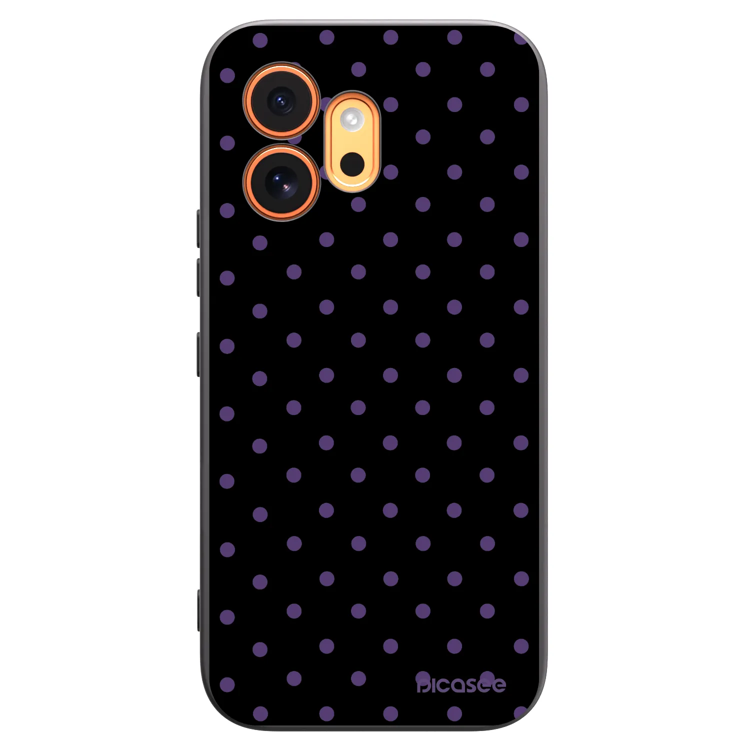 Picasee silikonowe czarne etui na Honor 600 - Flickers
