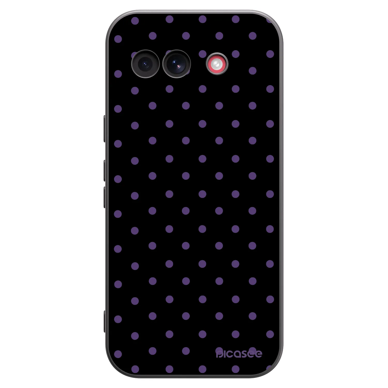 Picasee silikonowe czarne etui na Google Pixel 10a - Flickers
