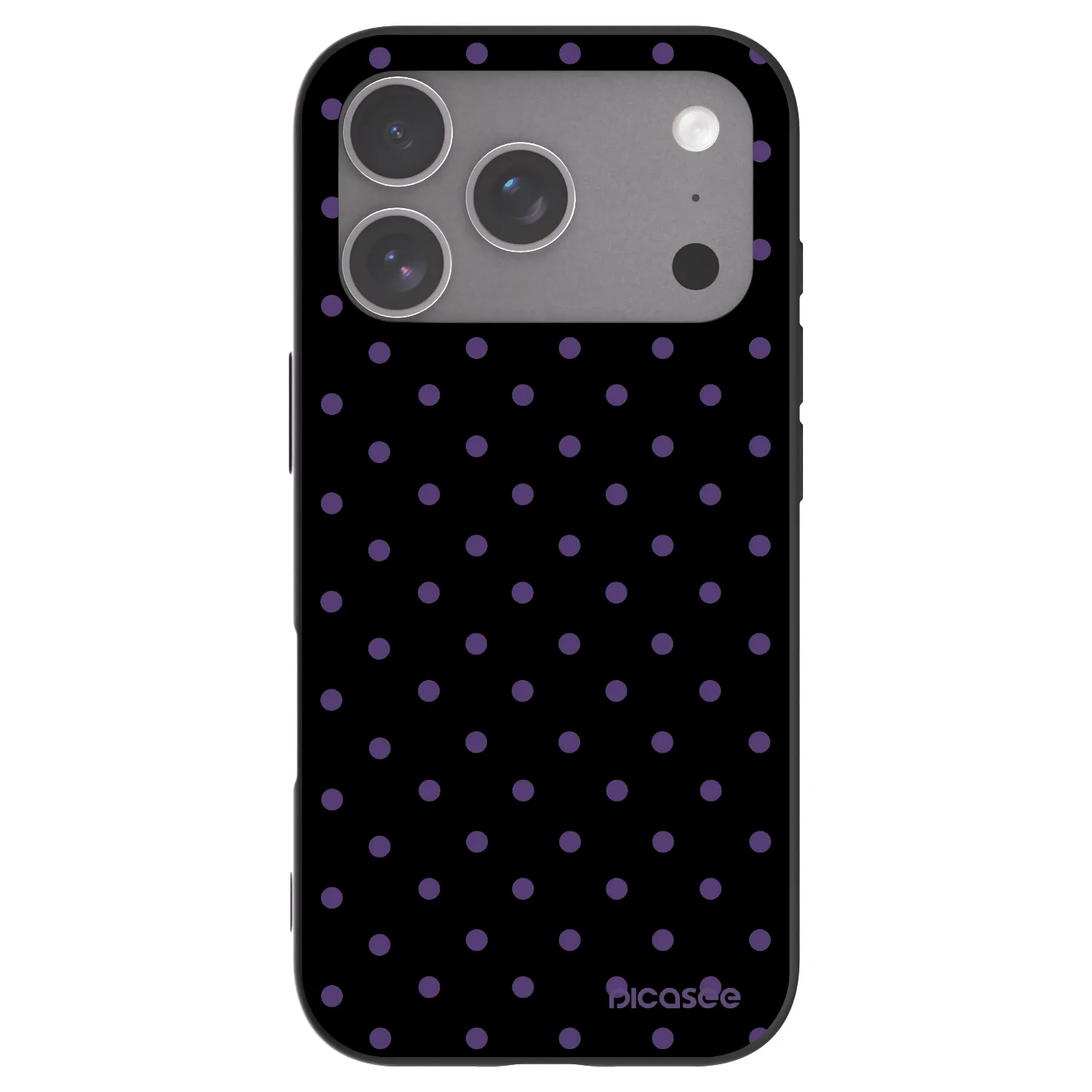 Picasee silikonowe czarne etui na Apple iPhone 18 Pro - Flickers
