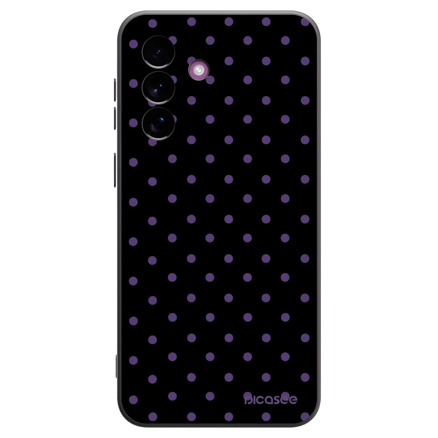Picasee silikonowe czarne etui na Samsung Galaxy A37 - Flickers