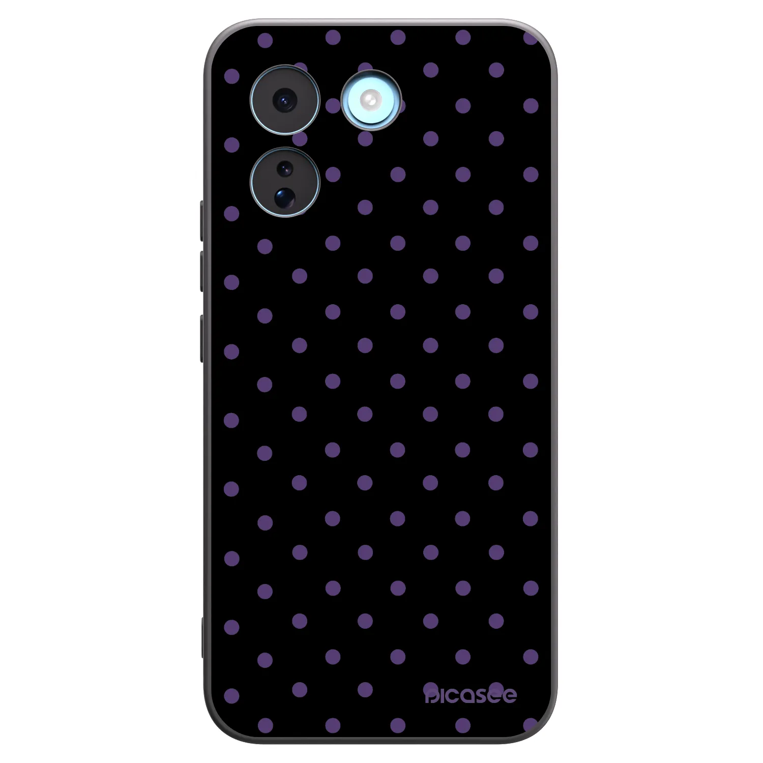 Picasee silikonowe czarne etui na Xiaomi Redmi Note 17 Pro MAX 5G - Flickers