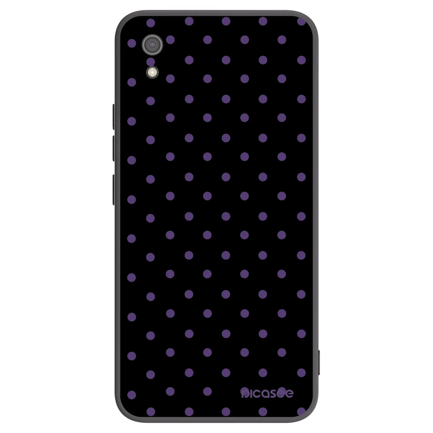 Picasee silikonowe czarne etui na Xiaomi Redmi 7A - Flickers