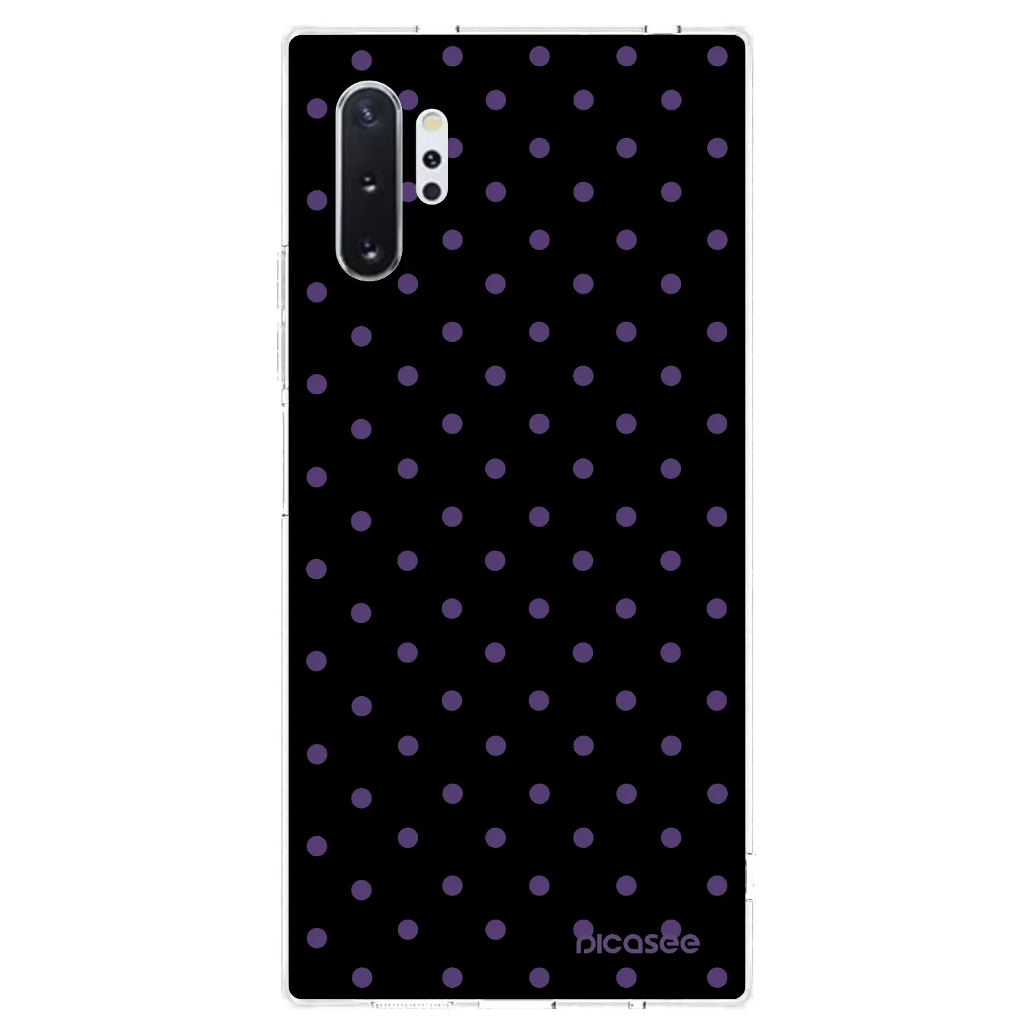 Picasee silikonowe przeźroczyste etui na Samsung Galaxy Note 10+ N975F - Flickers