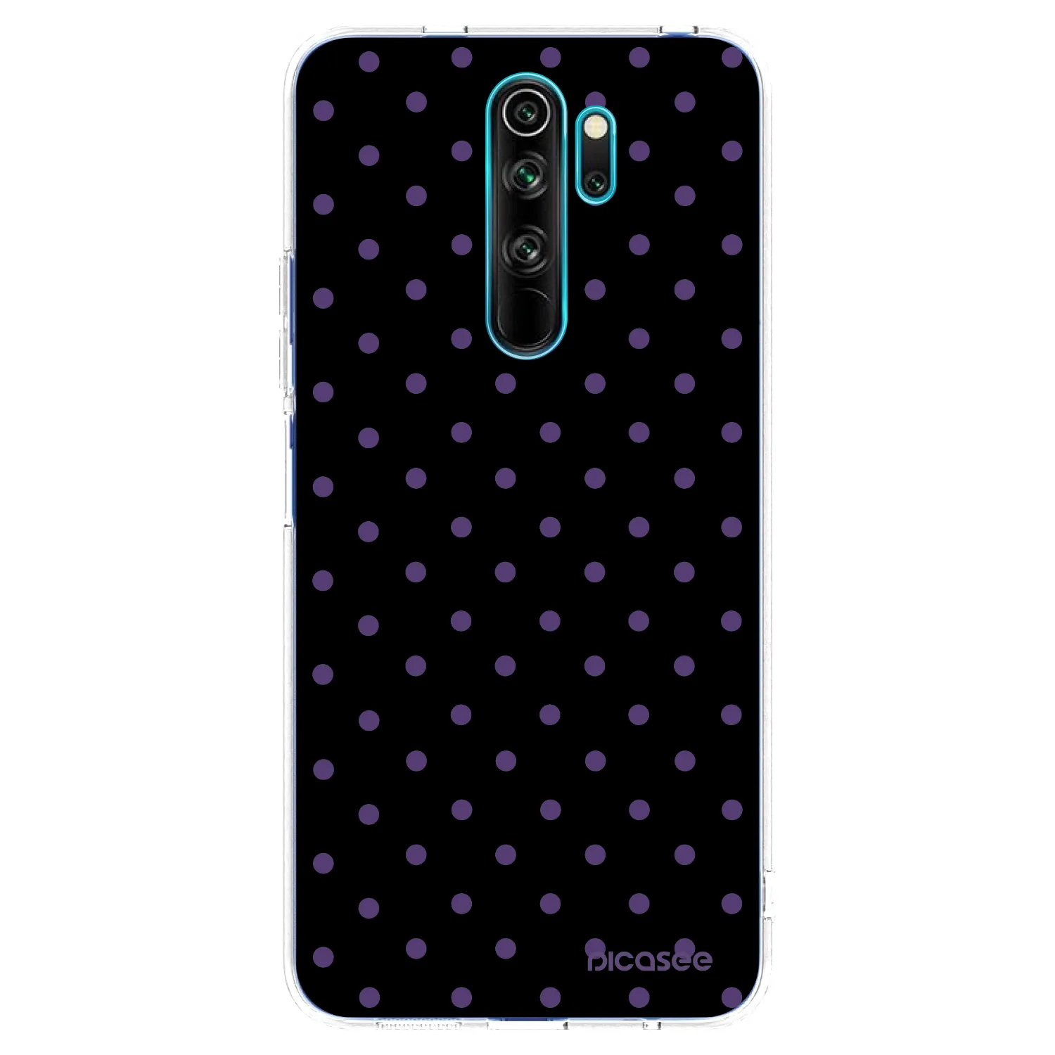 Picasee silikonowe przeźroczyste etui na Xiaomi Redmi Note 8 Pro - Flickers